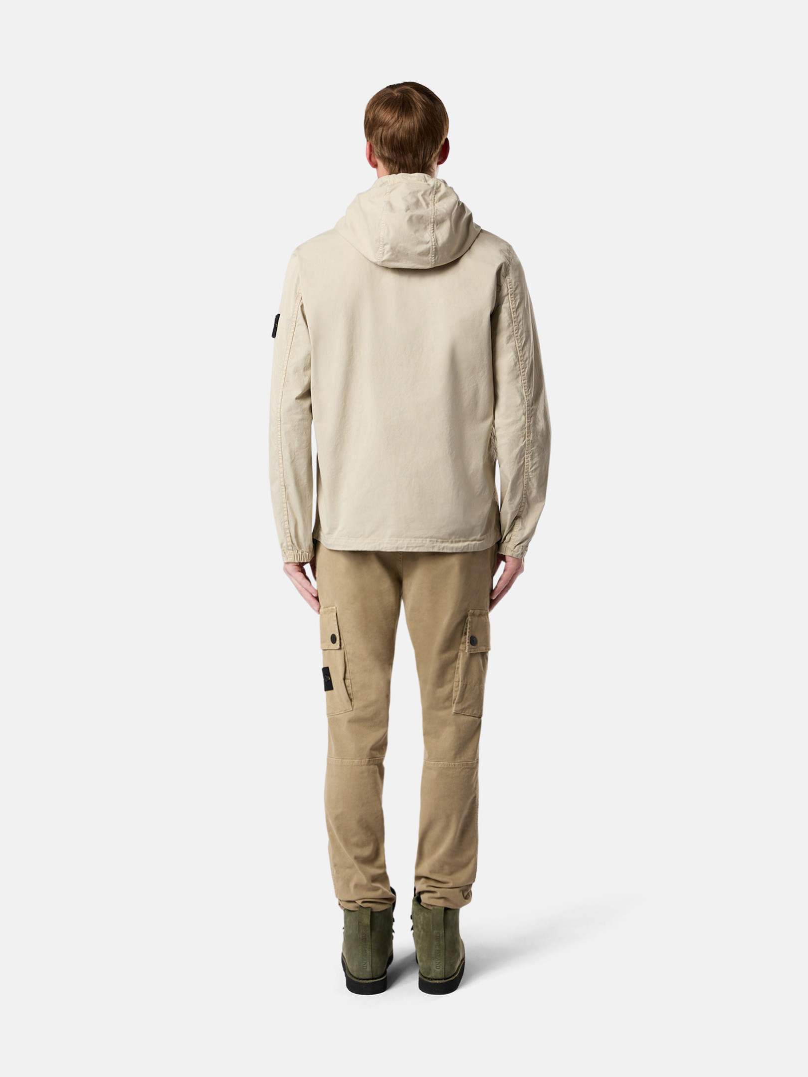 Off White 10110 SUPIMA® COTTON TWILL STRETCH-TC Hooded
