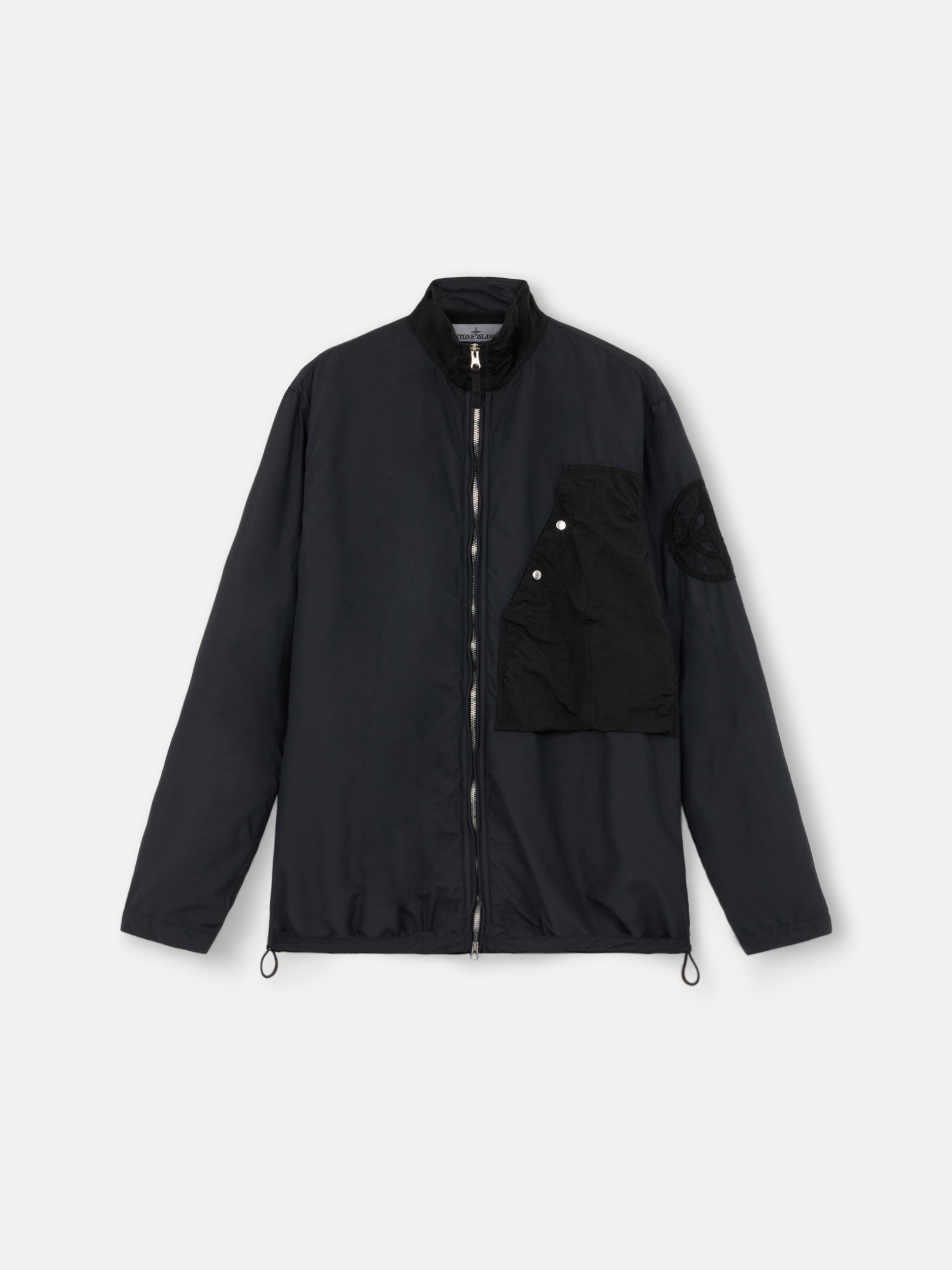 Stone ISLAND - 108M4 BRUSHED NYLON - シャツ - おとこ - ブラック - サイズ: XL