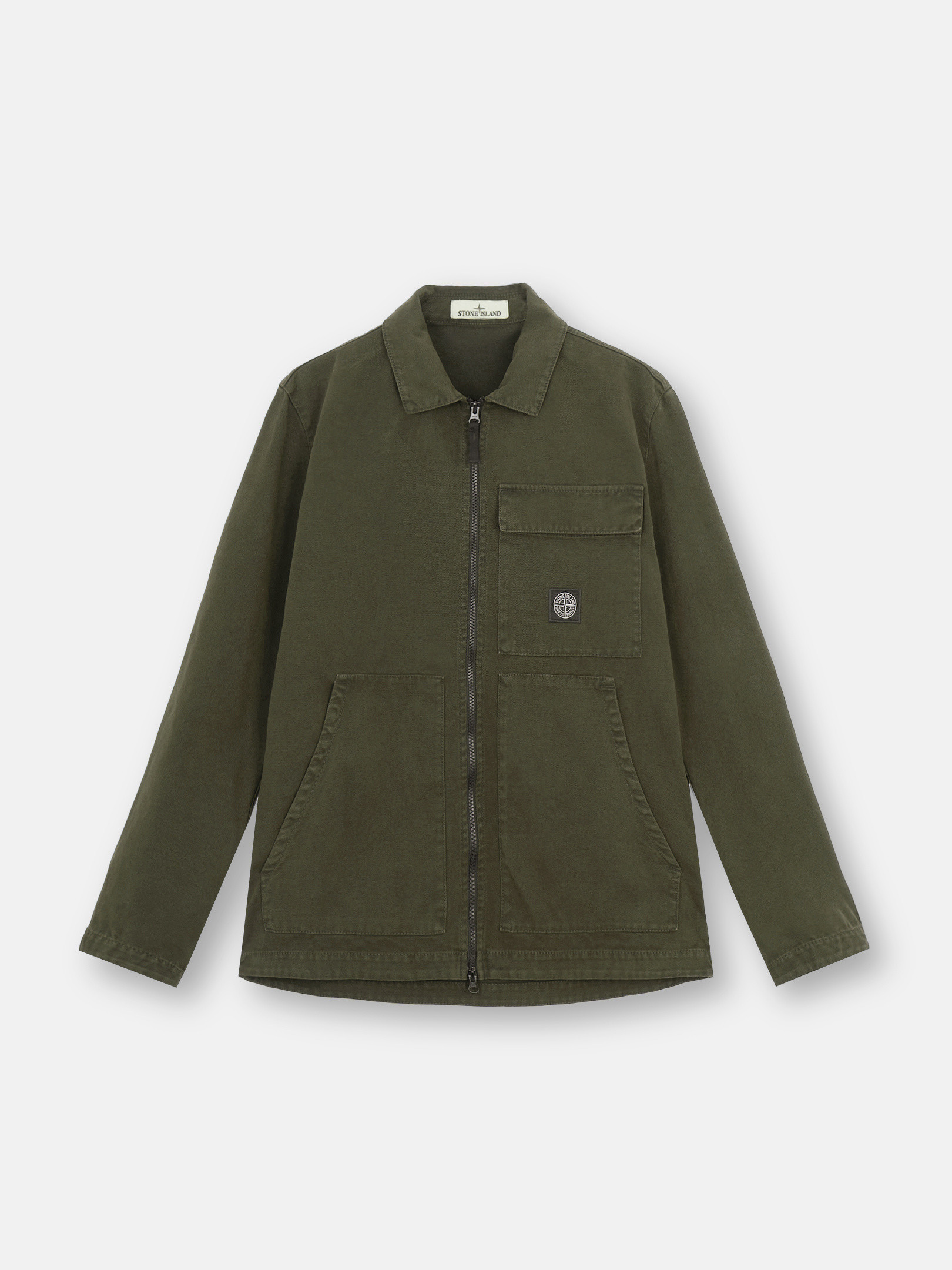 Stone island old effect overshirt online