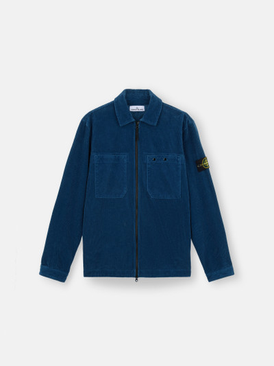 Avio Blue 11604 ORGANIC COTTON CORDUROY 800 Overshirt with Avio Blue 11604 ORGANIC COTTON CORDUROY 800 Overshirt with