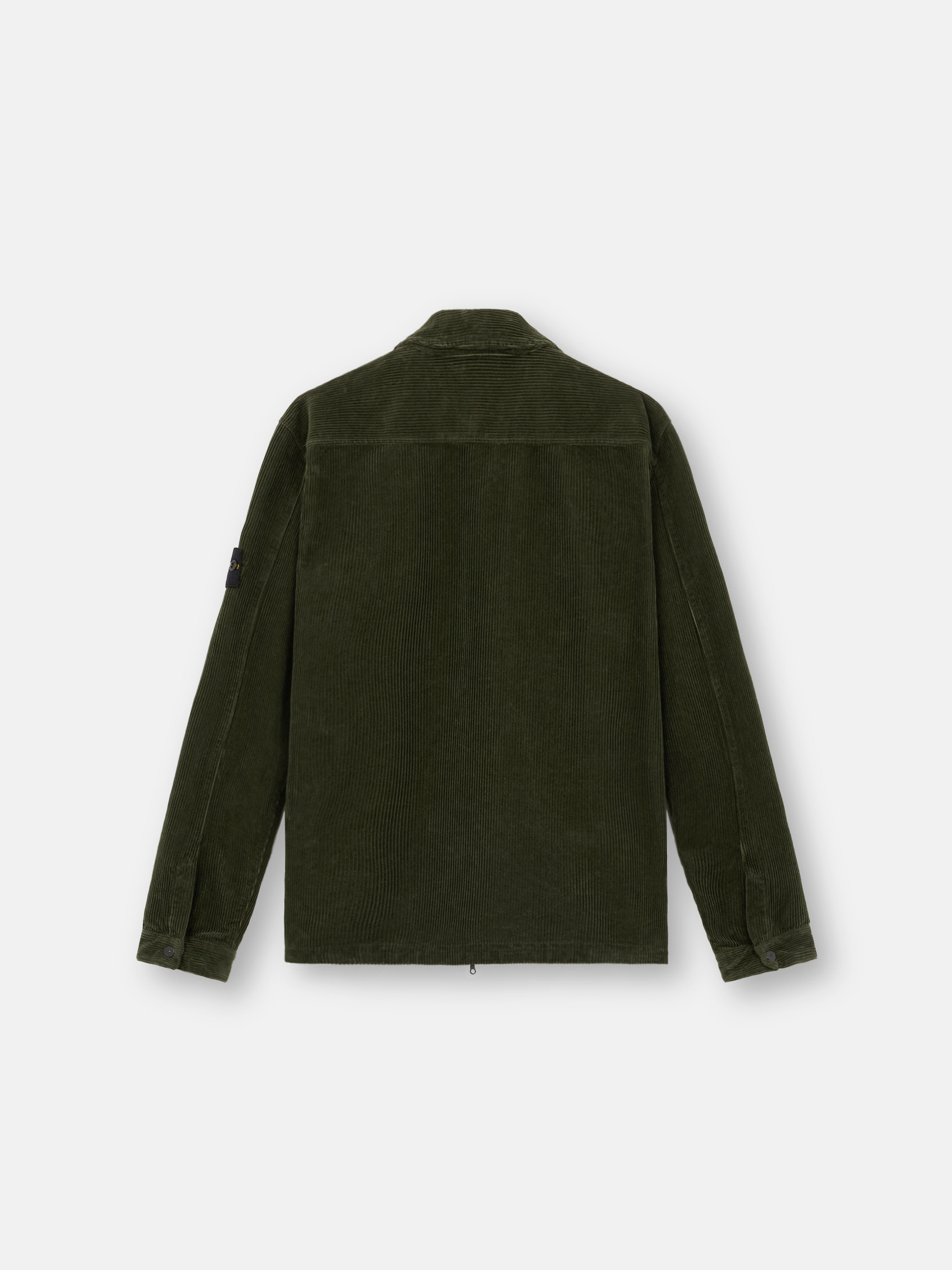 Khaki green stone island overshirt on sale