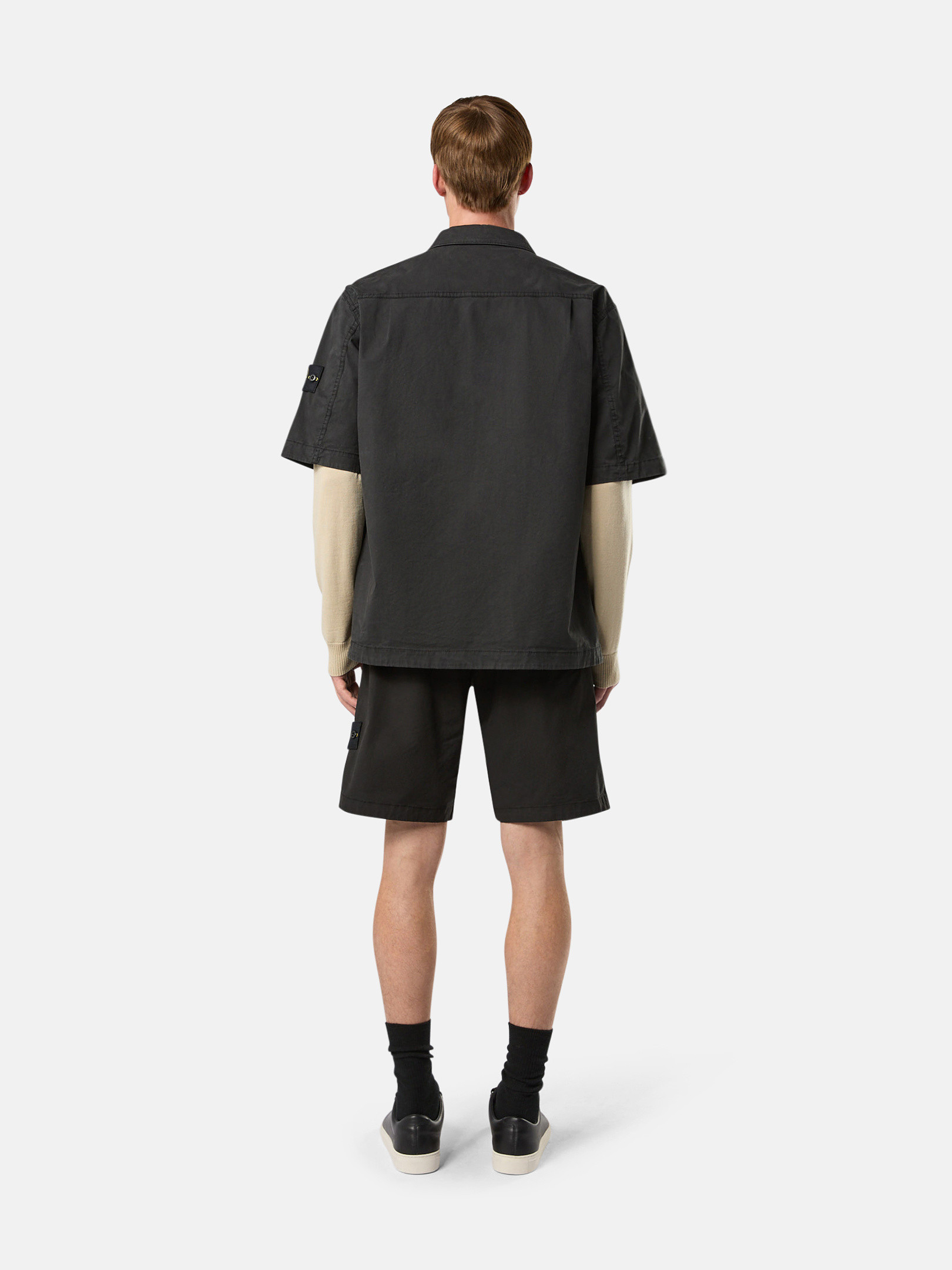 ブラック 12410 SUPIMA® COTTON TWILL STRETCH-TC オーバー