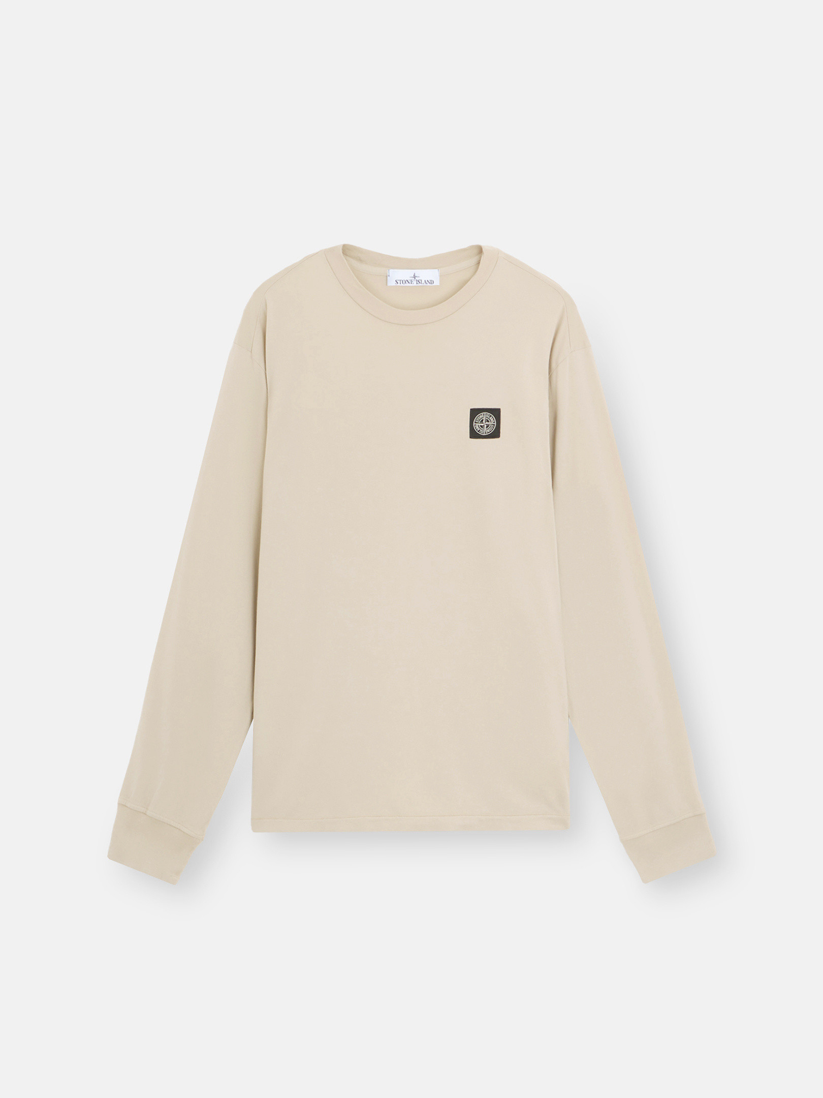 Stone Island - 22713 60/2 Cotton Jersey, Homme, Blanc Cassé, Taille: 3xl In Neutral