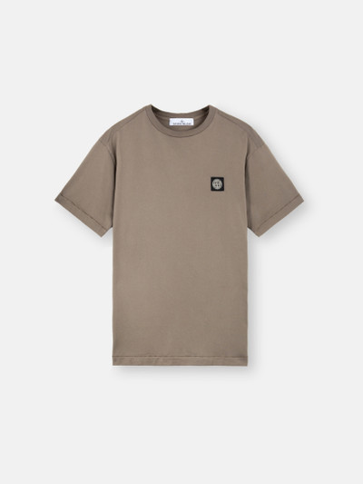 Walnussbraun 24113 60/2 COTTON JERSEY Kurzärmeliges T-Shirt in  