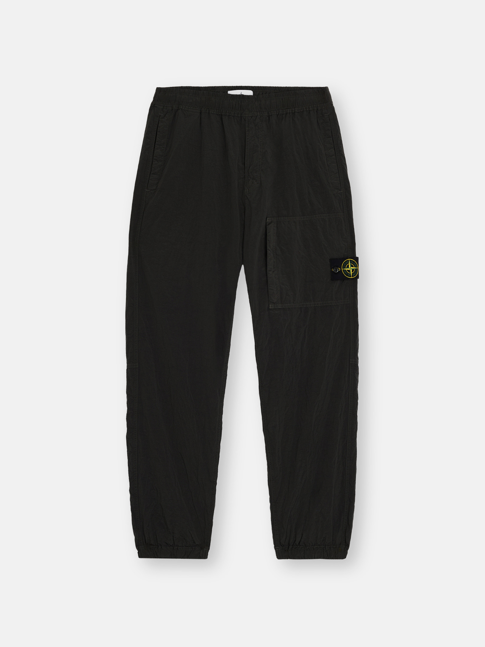 Black 31019 NYLON METAL IN ECONYL Jogger Pants with Mesh Lining Stone Island CH