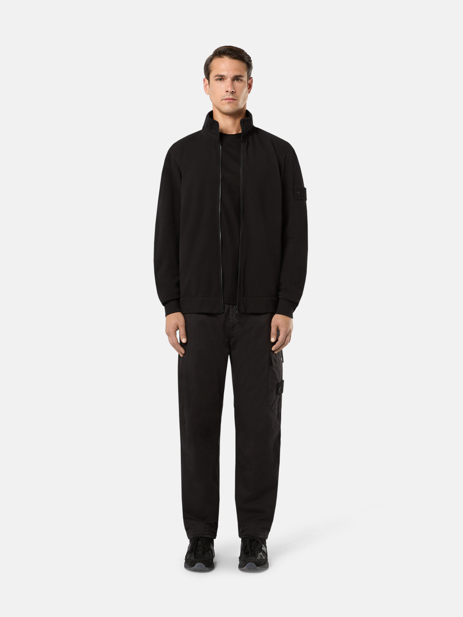 Stone Island Ghost: monochrome jackets, Pants & knitwear