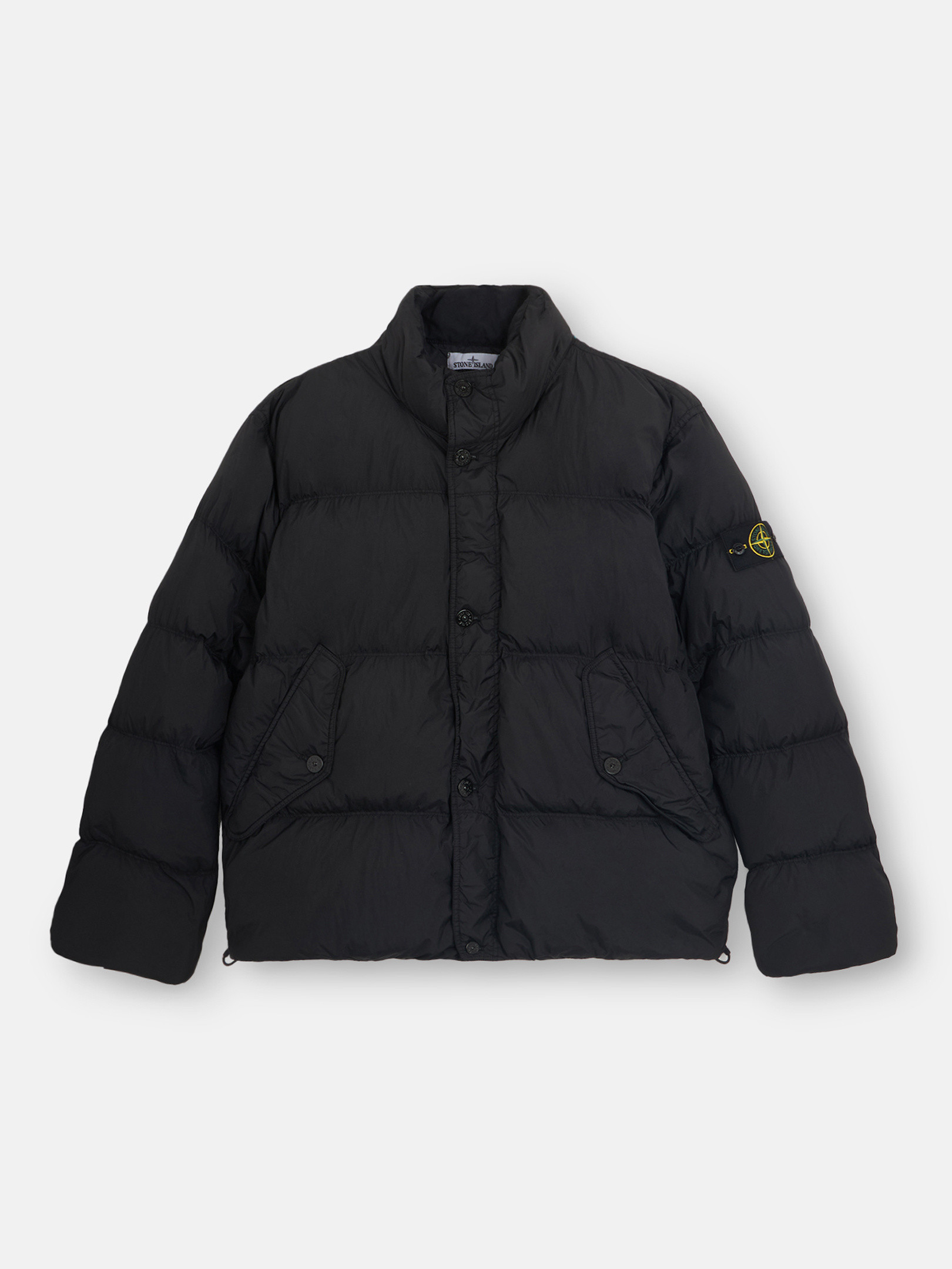 ブラック 40123 CRINKLE REPS R-NY 防風ライトダウンブルゾン | Stone Island JP