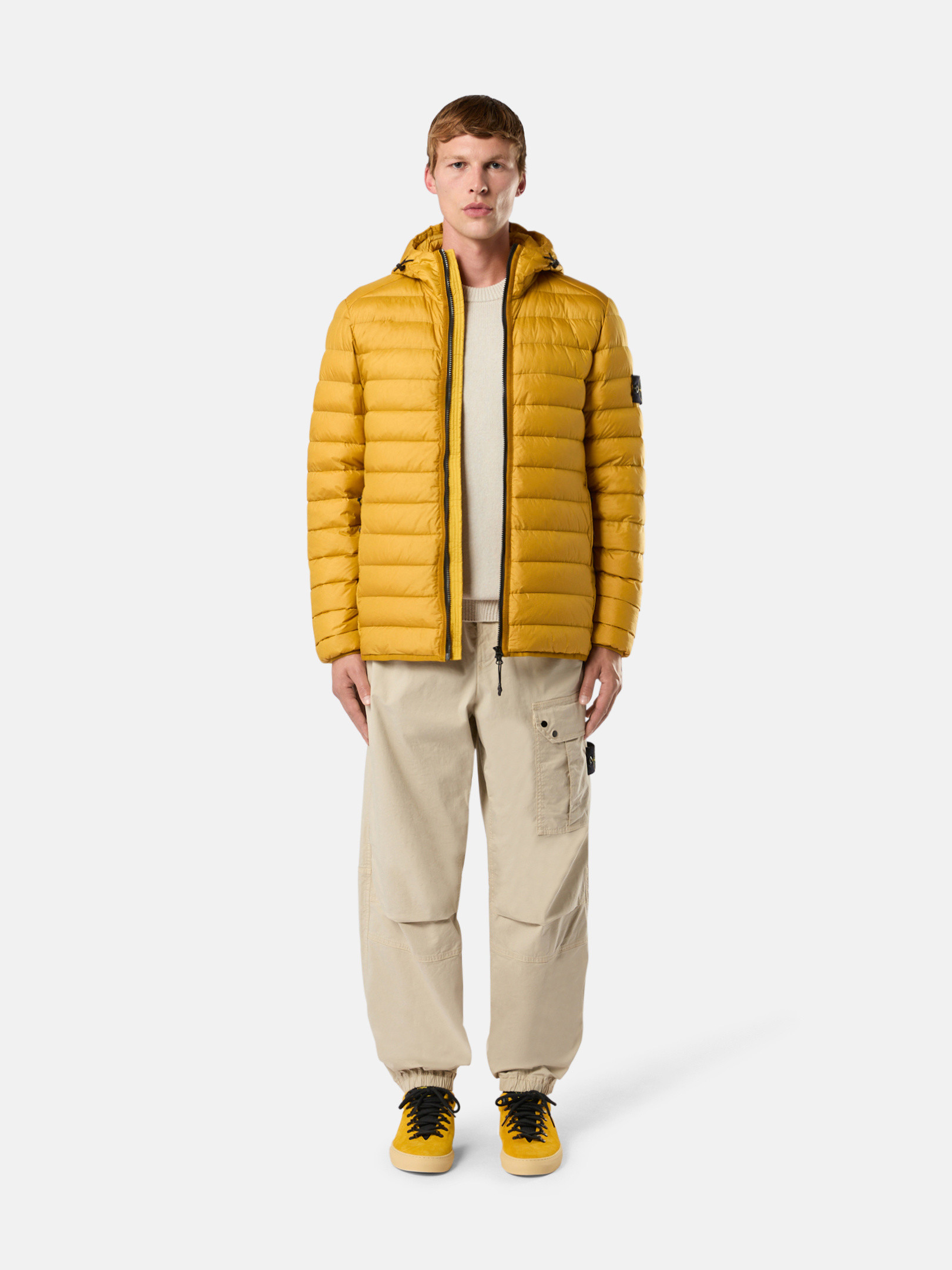 Stone island mustard jacket on sale