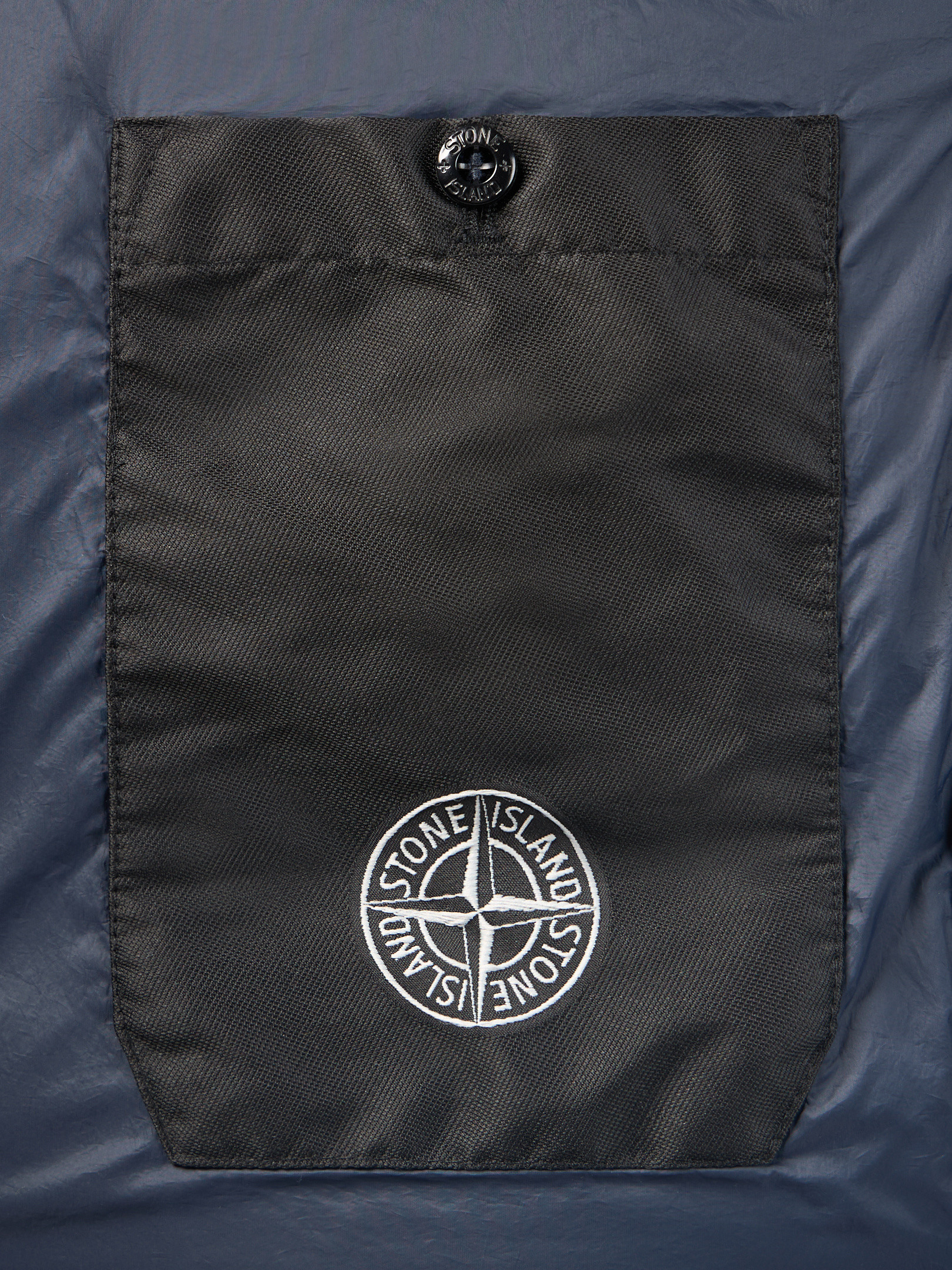 Navy Blue 40723 CRINKLE REPS R-NY Wind-Resistant Down Jacket