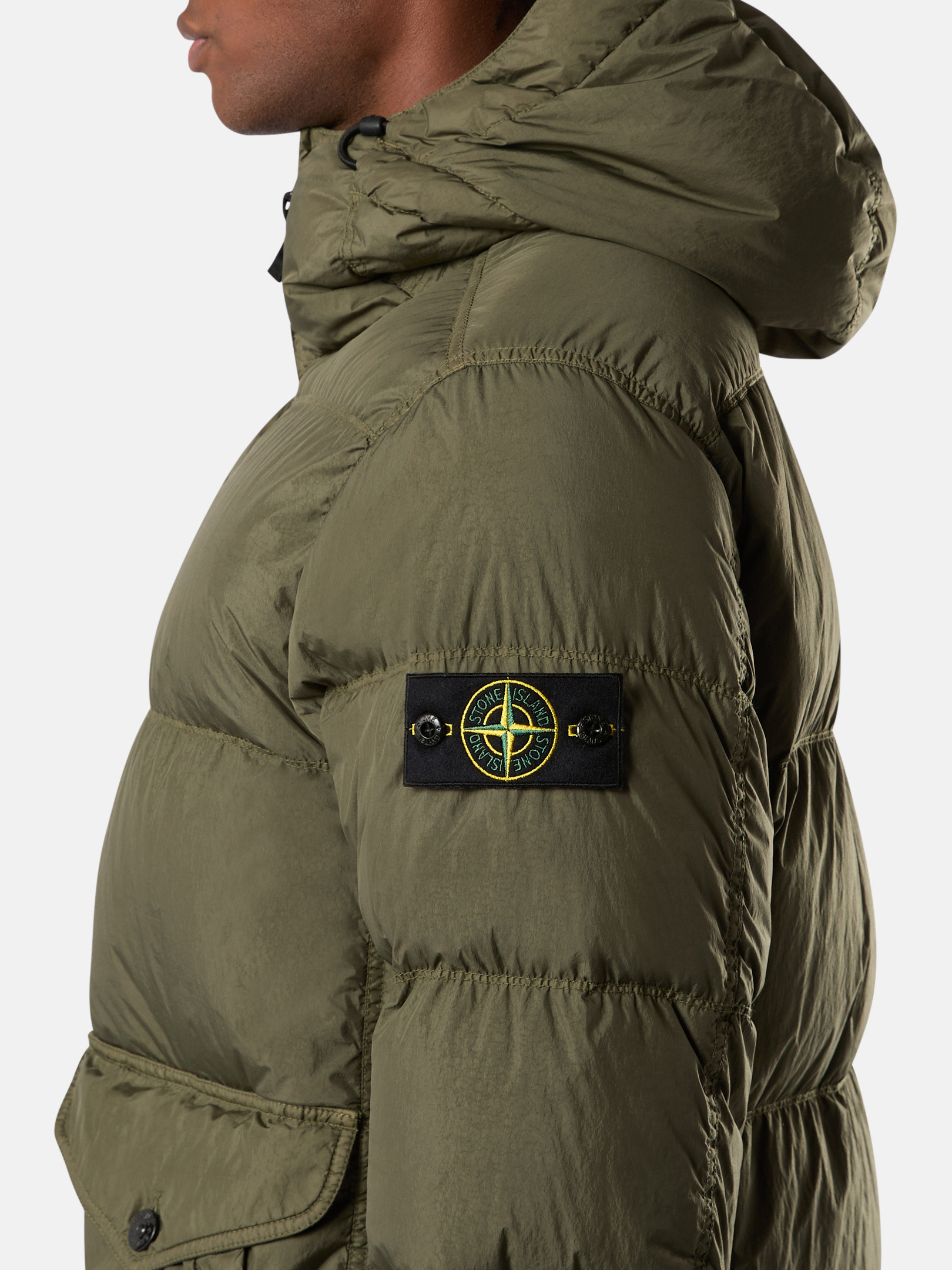 Moschusgrun 40723 CRINKLE REPS R NY Windabweisende Daunenjacke Stone Island DE