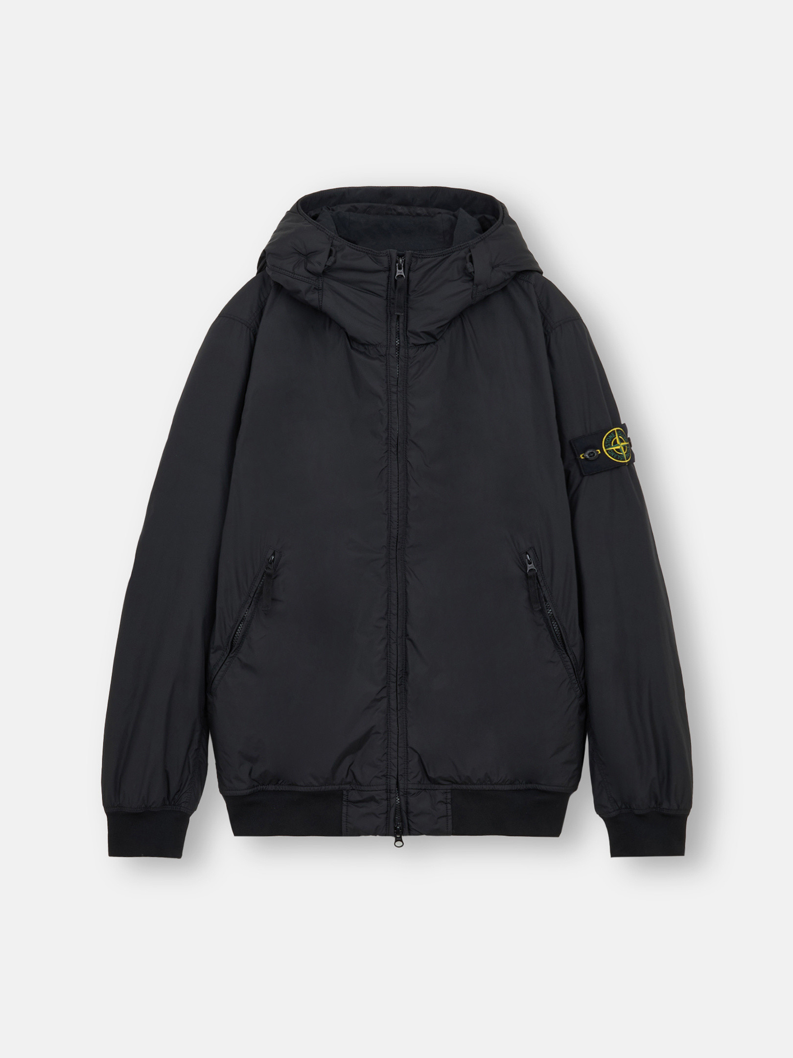 40823 CRINKLE REPS R-NY Blouson anti vento con cappuccio Nero | Stone Island  IT