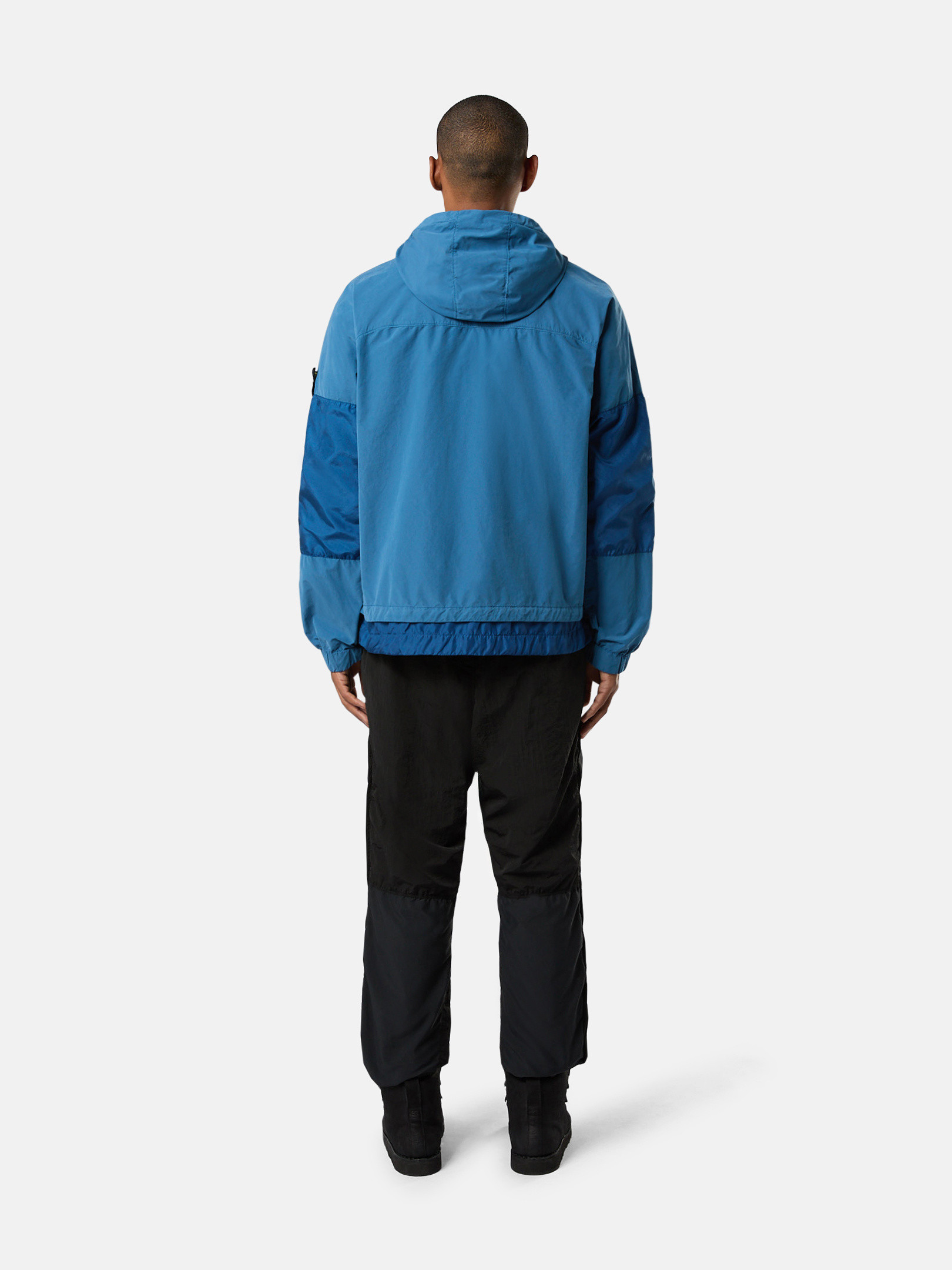 Light blue stone island jacket online