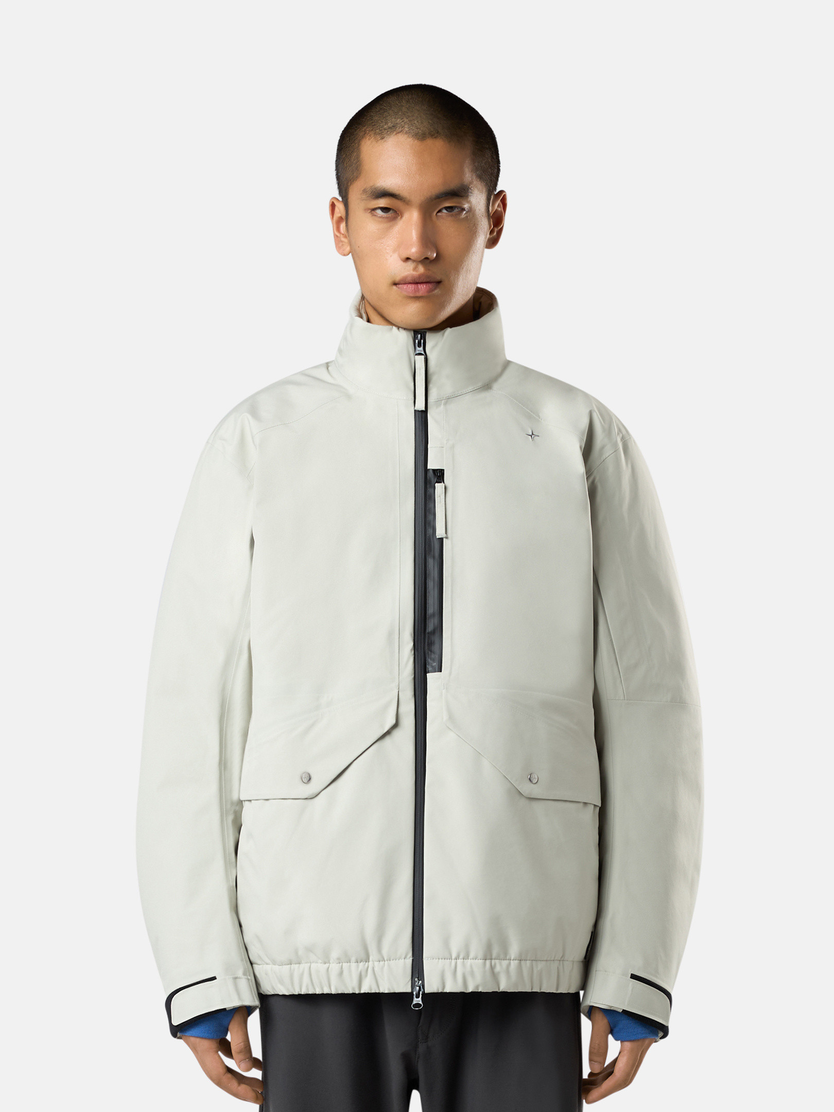 Sand 411G1 3L GORE-TEX MADE WITH RECYCLED BIONIC POLYESTER FACE _STONE  ISLAND STELLINA Jacket with Waterproof and Windproof Membrane | Stone Island  US