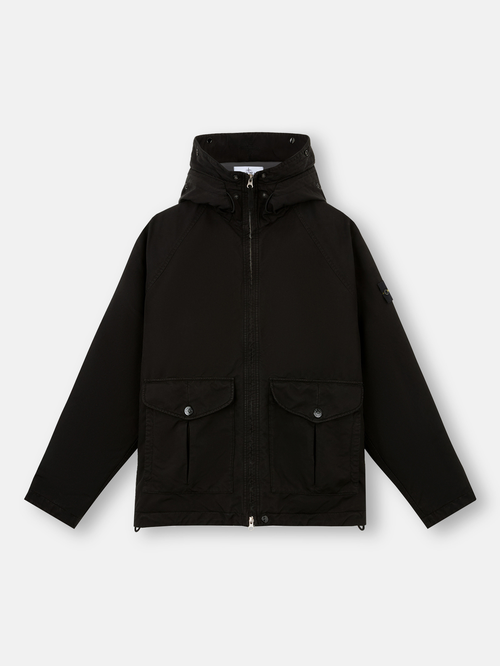 Black 41649 DAVID TC Hooded Down Parka with Anti Drop Stone Island GB