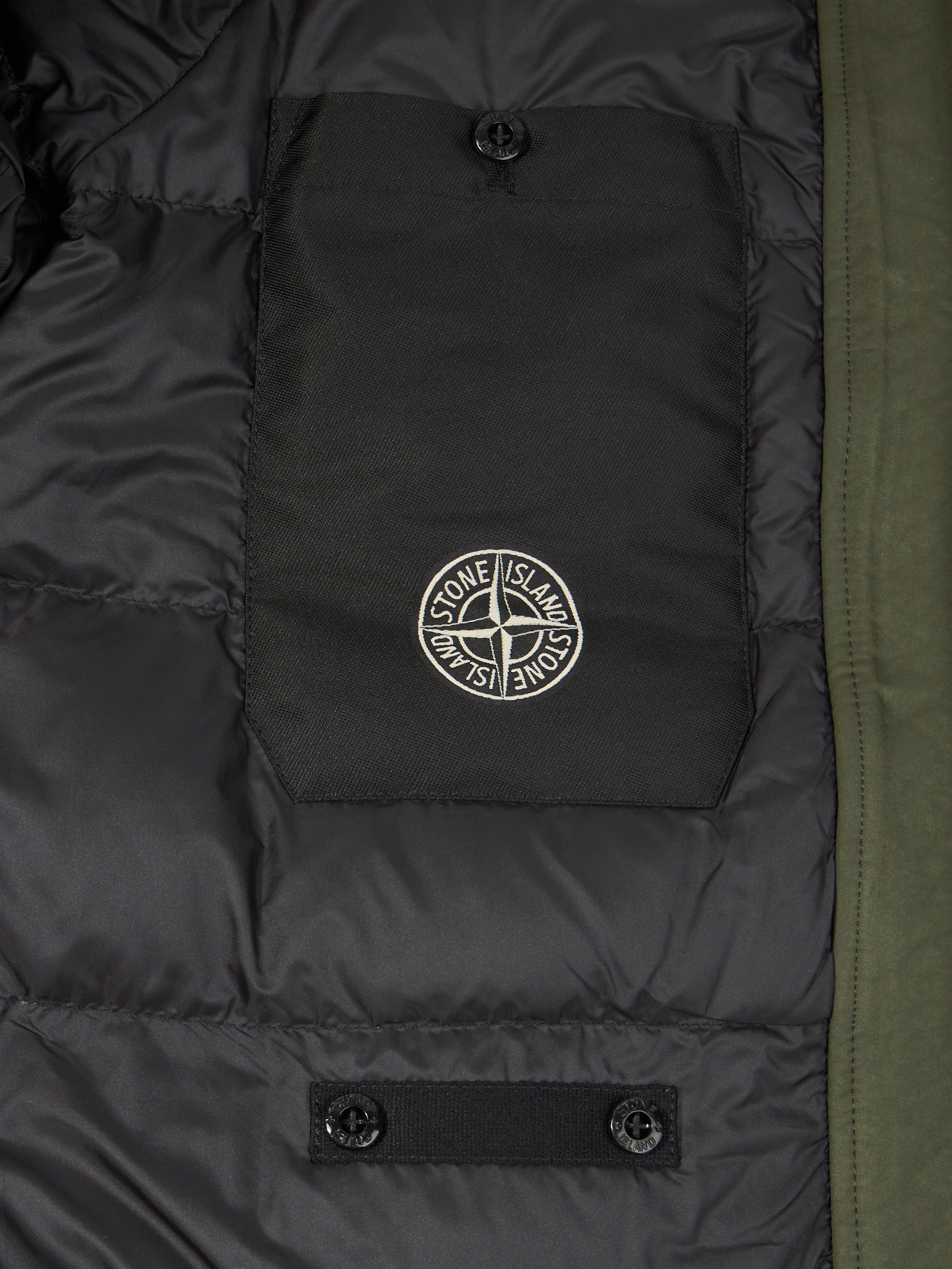 Musk Green 41649 DAVID-TC Hooded Down Parka with Anti-Drop | Stone Island US