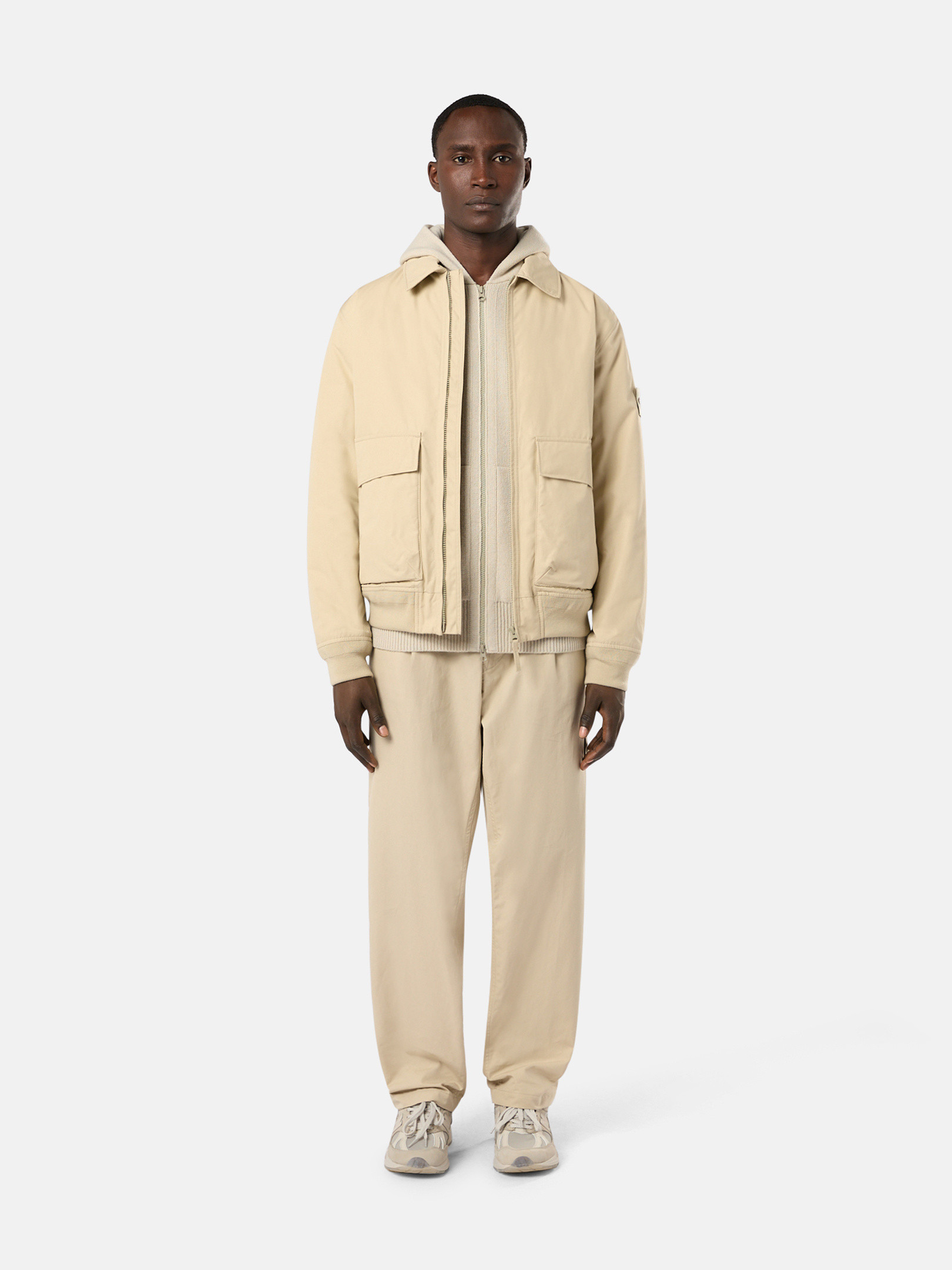 Stone Island Ghost: monochrome jackets, Pants & knitwear