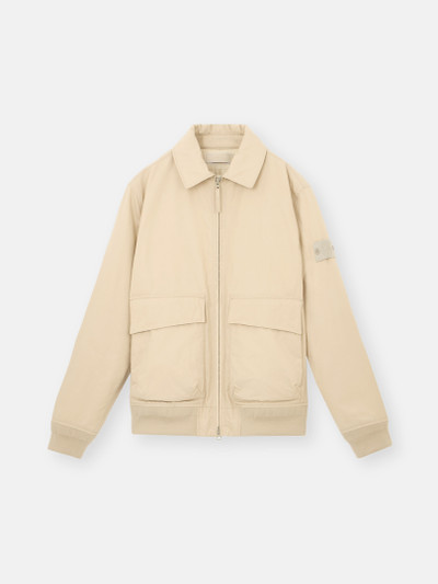 Beige 420F1 WEATHERPROOF COTTON CANVAS_STONE ISLAND GHOST Blouson with  Natural All-Weather Barrier | Stone Island US