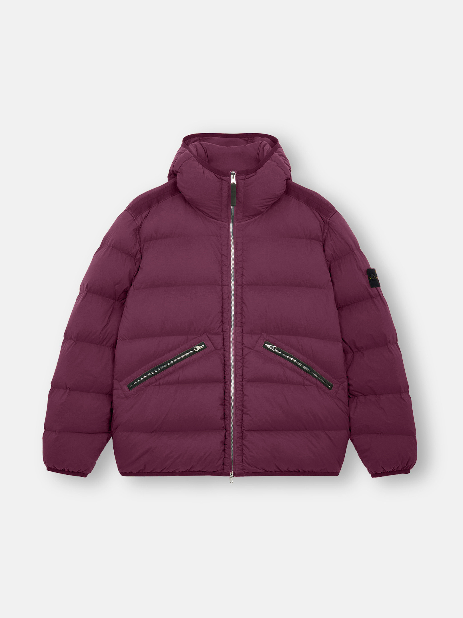 Stone Island - 43128 Seamless Tunnel Nylon Down -tc, Homme, Bordeaux, Taille: L In Purple