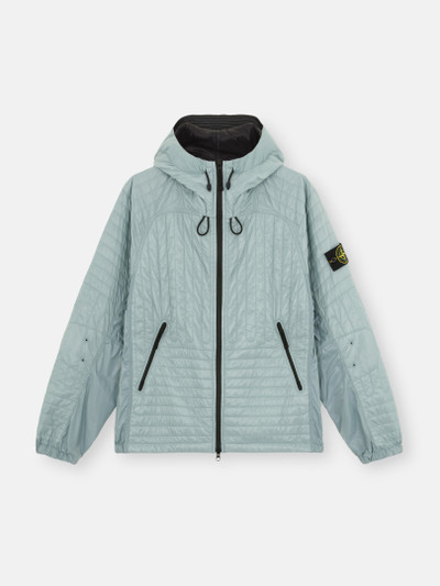 Stone Island 43232 Pertex Quantum Made from Netplus with PrimaLoft Insulation Technology Coats Jackets Man Green Grey Size S