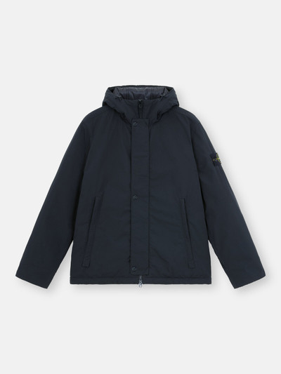 ブラック 43426 POLYESTER MICRO TWILL 撥水ジャケット フード付き | Stone Island JP