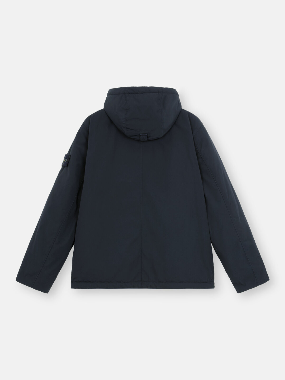 ブラック 43426 POLYESTER MICRO TWILL 撥水ジャケット フード付き | Stone Island JP