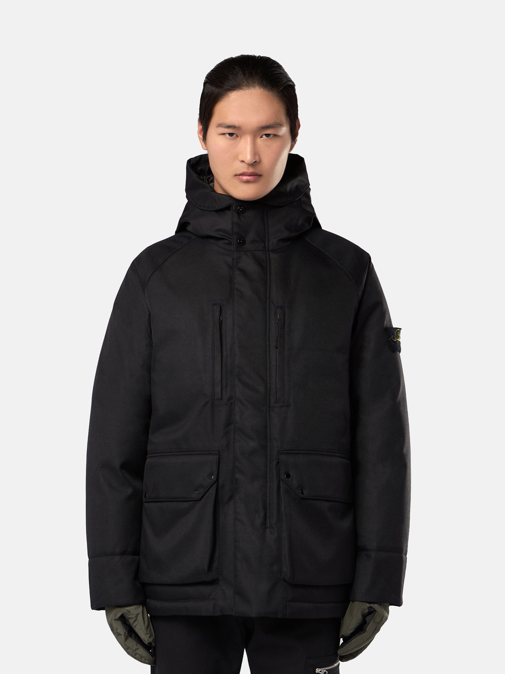 Stone island parka coat online