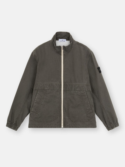 リードグレー 460T1 PANAMA RECYCLED OXIDE PLATING ブルゾン フルジップ ポケット付き | Stone Island  JP