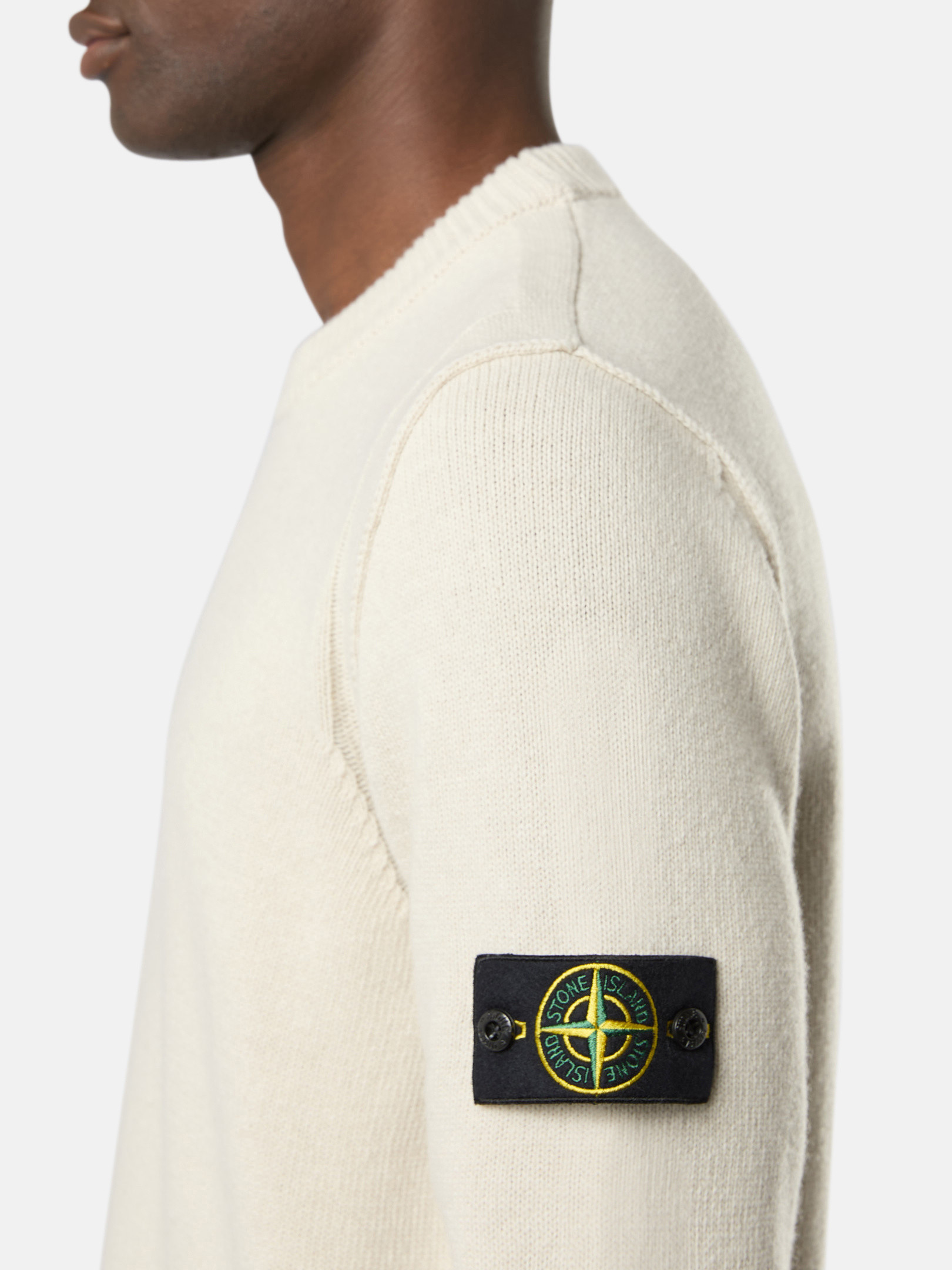 Wollweiß 508A3 LAMBSWOOL Gerippter Pullover mit Strickdetails ジェラートピケ福袋2024