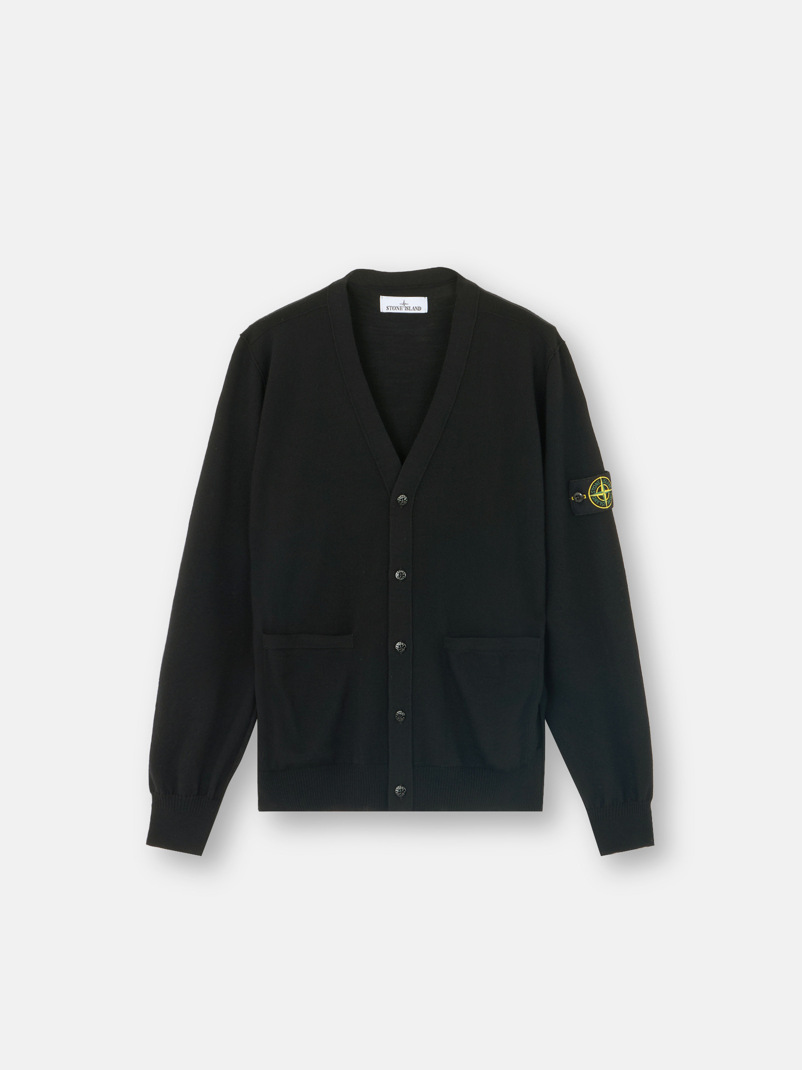 Men's V-neck cardigans with buttons | Stone Island