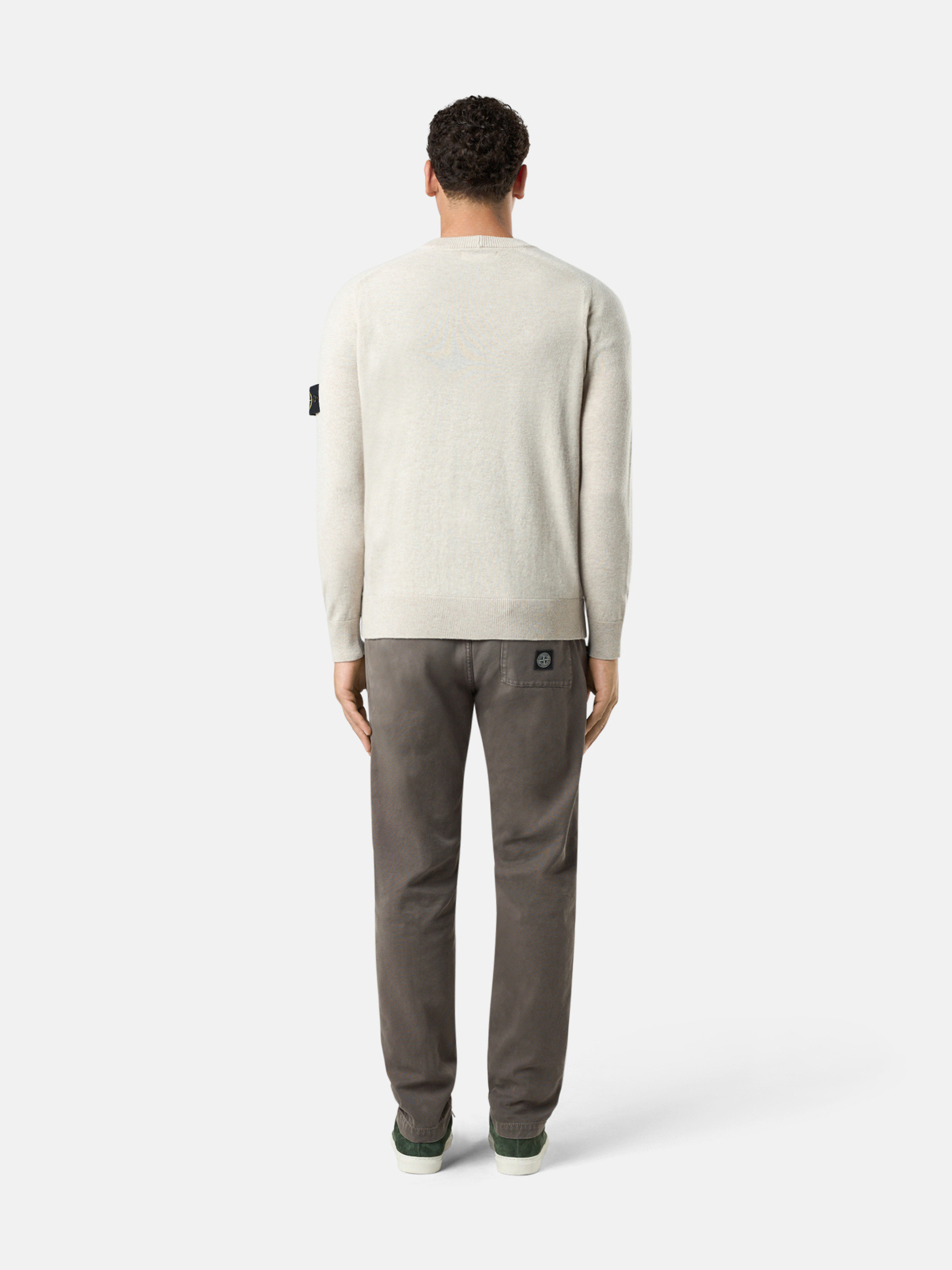 Off White Melange 523B4 LIGHT RWS GEELONG WOOL Loose Fit Off White Melange 523B4 LIGHT RWS GEELONG WOOL Loose Fit
