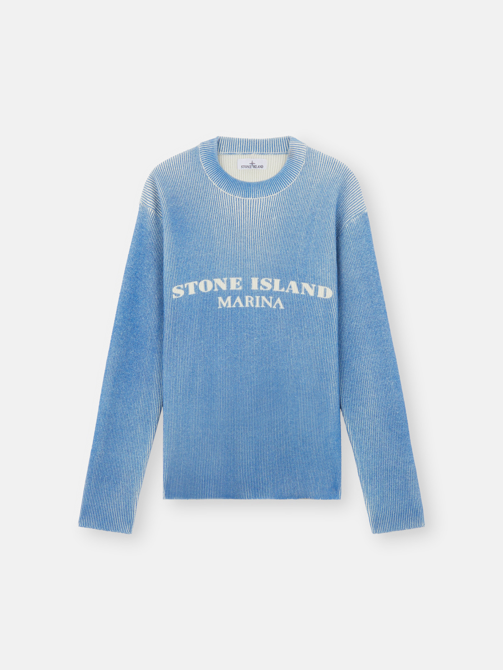 542XB PRINTED WOOL BLEND STONE ISLAND MARINA