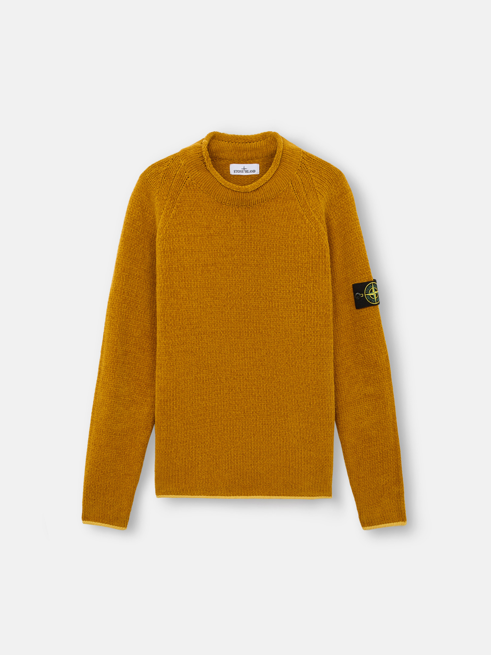 Stone island mustard jumper on sale