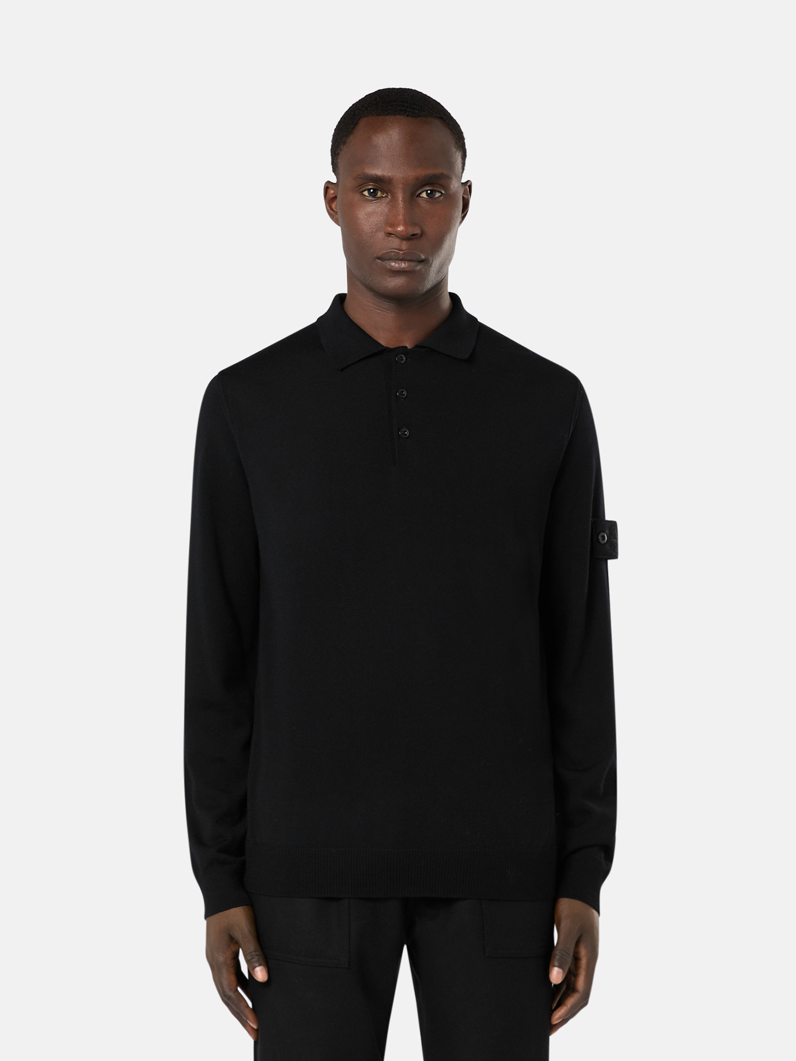 Men's knit polo shirt | Stone Island Men's knit polo shirt | Stone Island