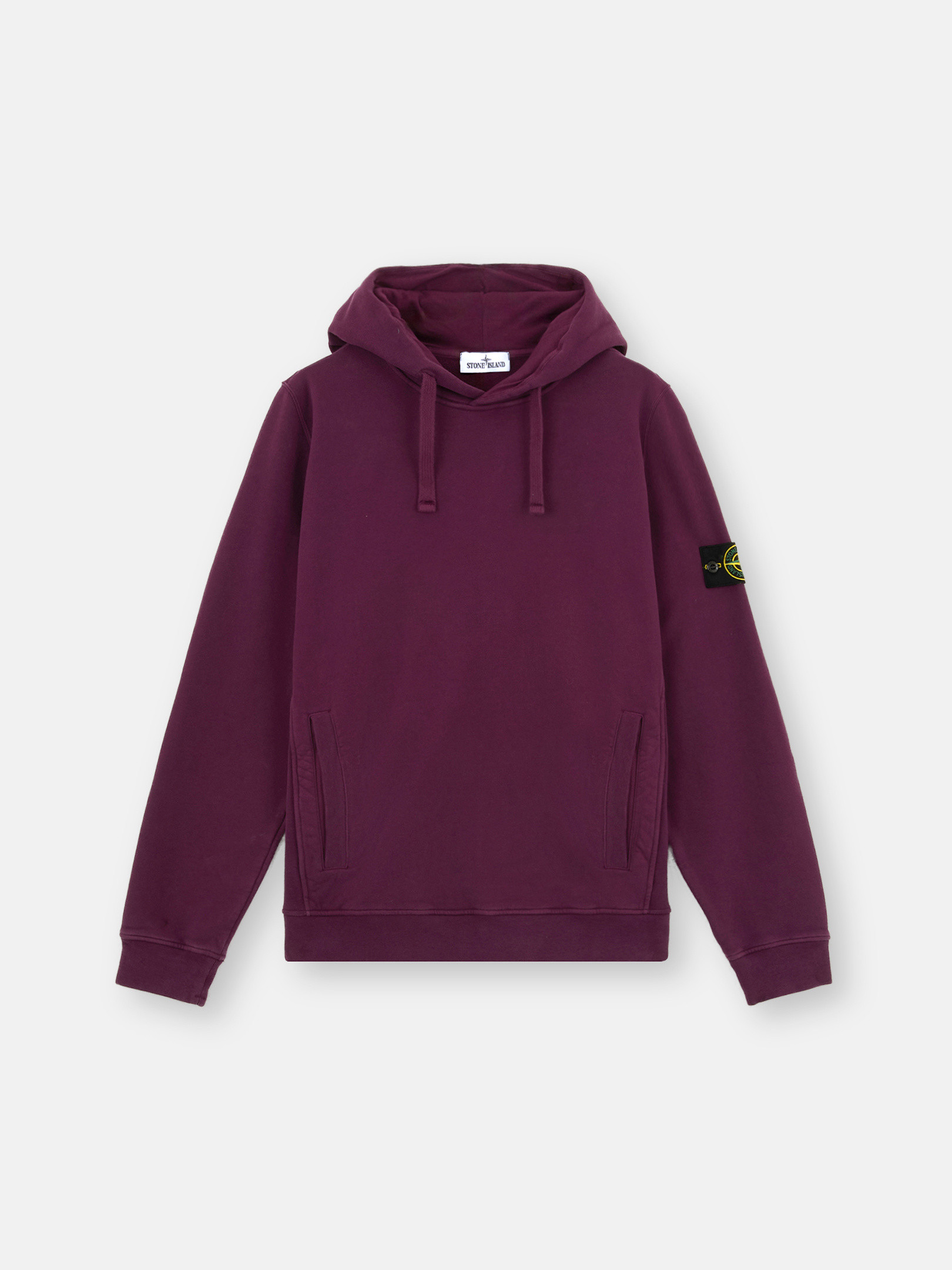 Purple stone island hoodie hotsell