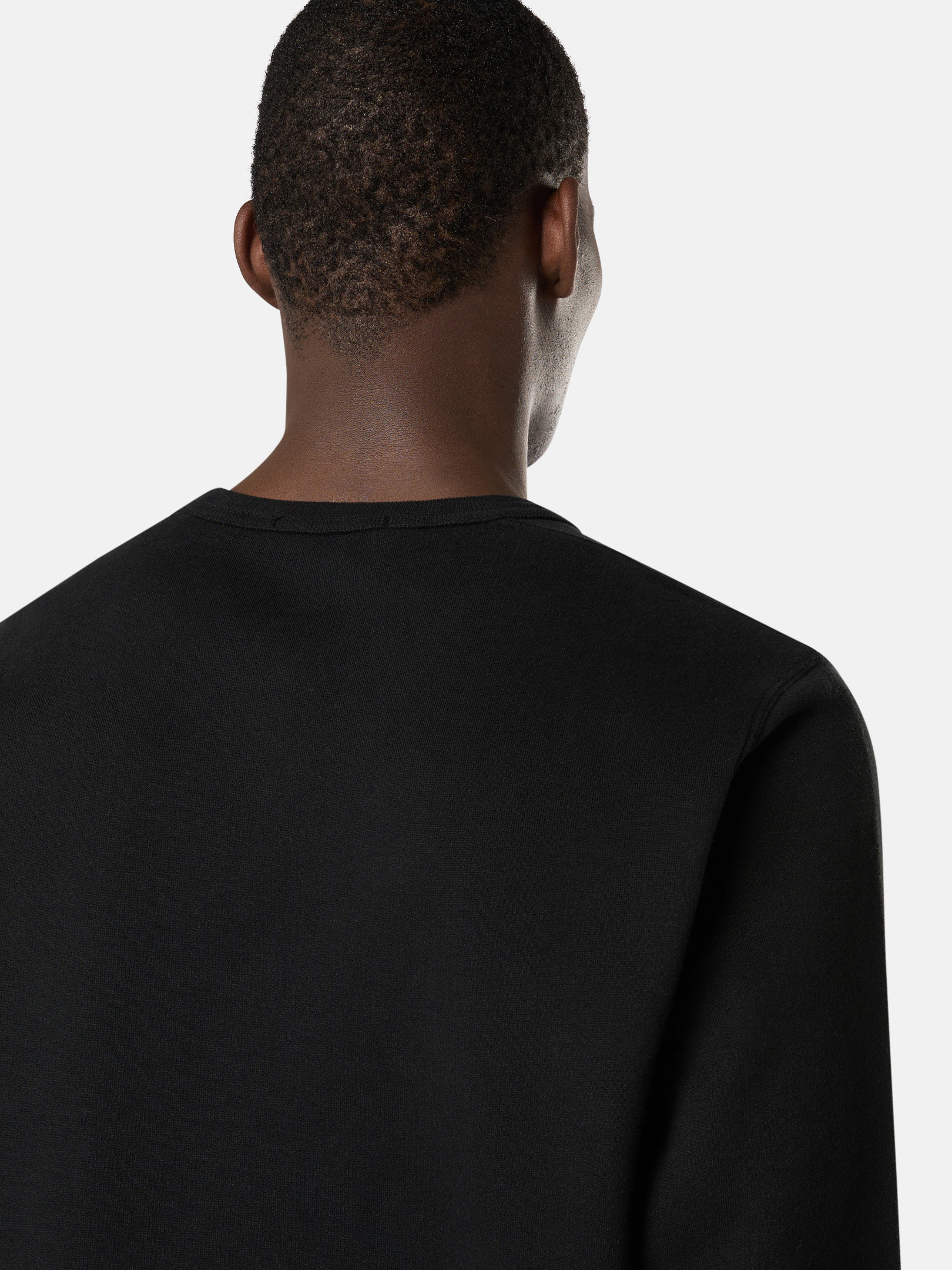 ブラック 62420 BRUSHED ORGANIC COTTON FLEECE スウェット