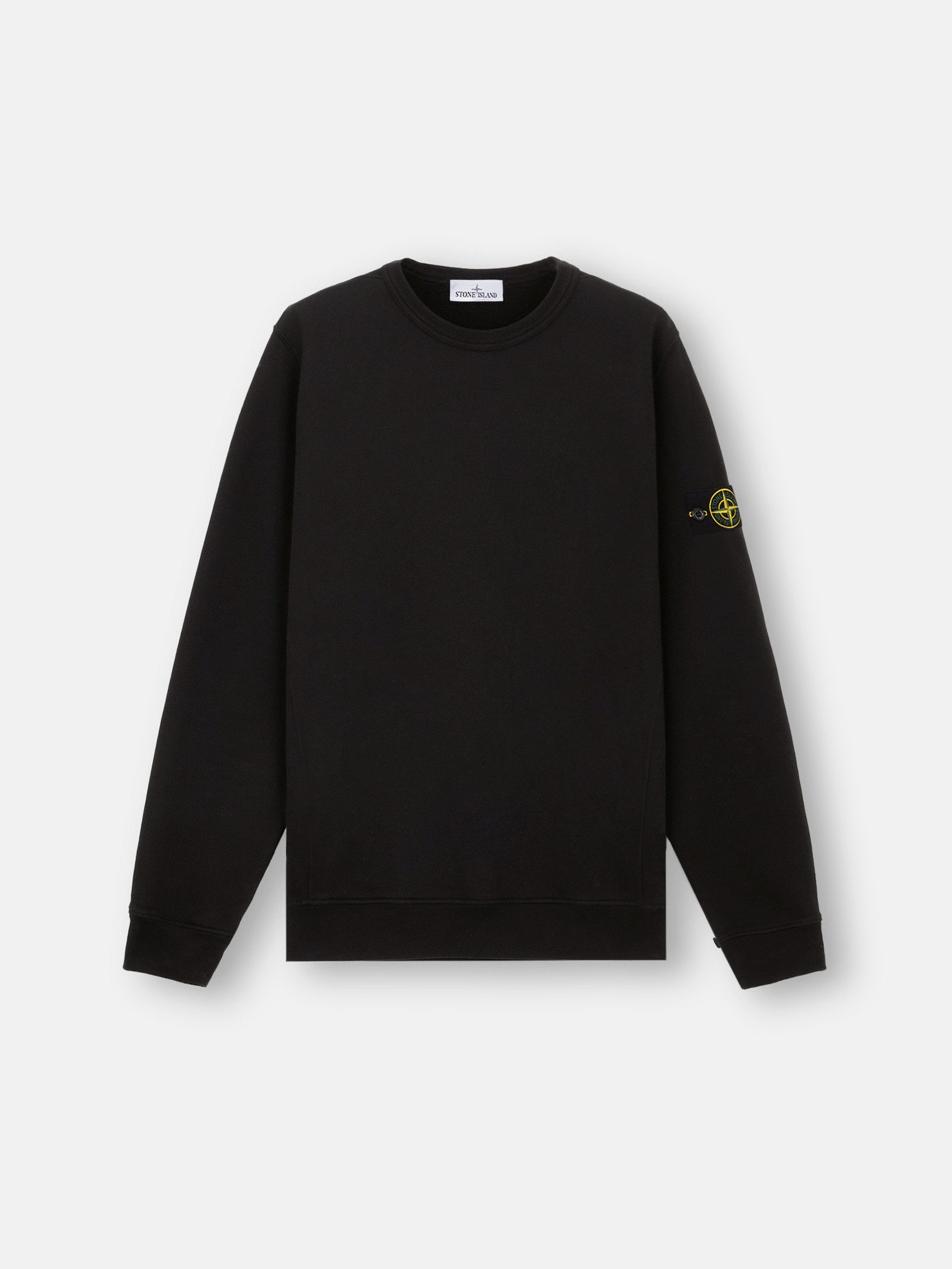 Stone Island Black Cotton Sweatshirt