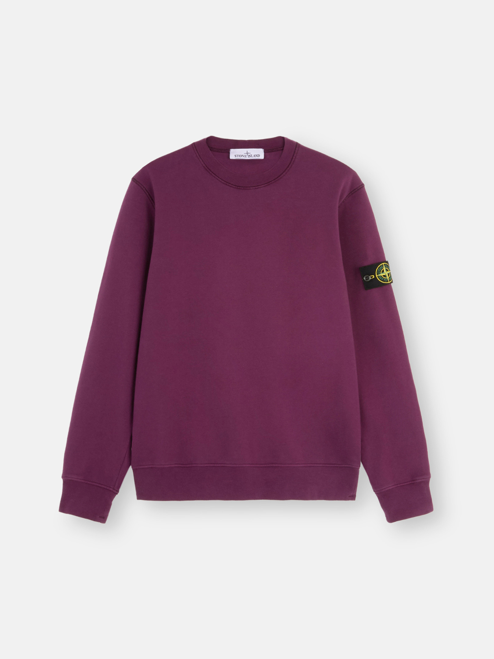 Stone Island - 63051 Cotton Fleece, Homme, Bordeaux, Taille: 3xl In Purple