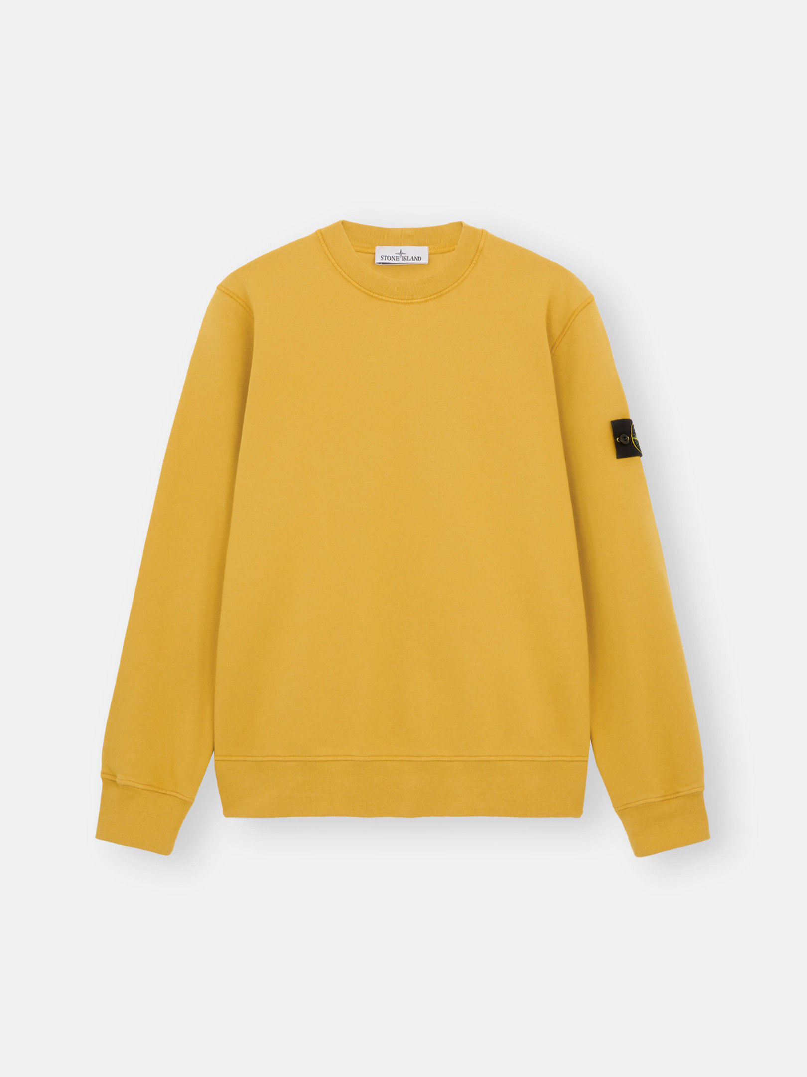 Stone island sweatshirt mustard on sale