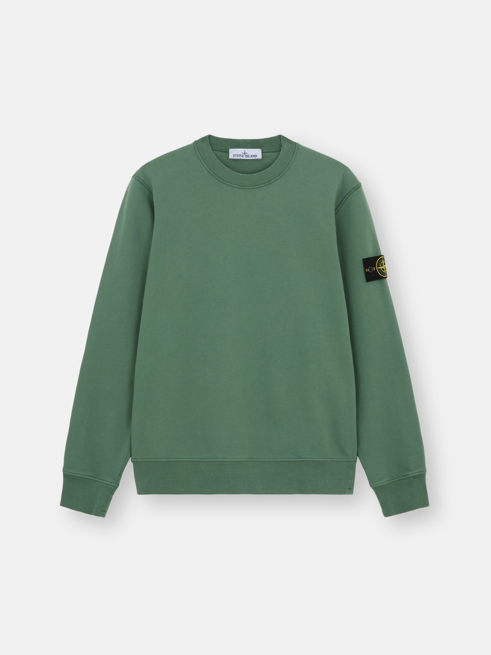 63051 COTTON FLEECE Crewneck Sweatshirt with Ribbing Stone Island RU