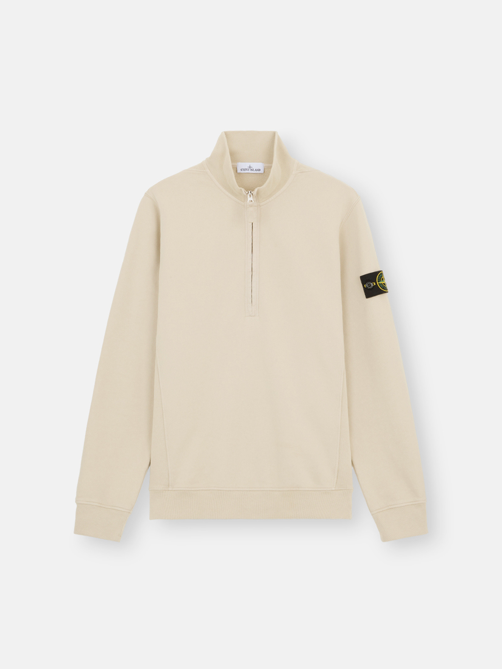 Stone island sweatshirt cream sale