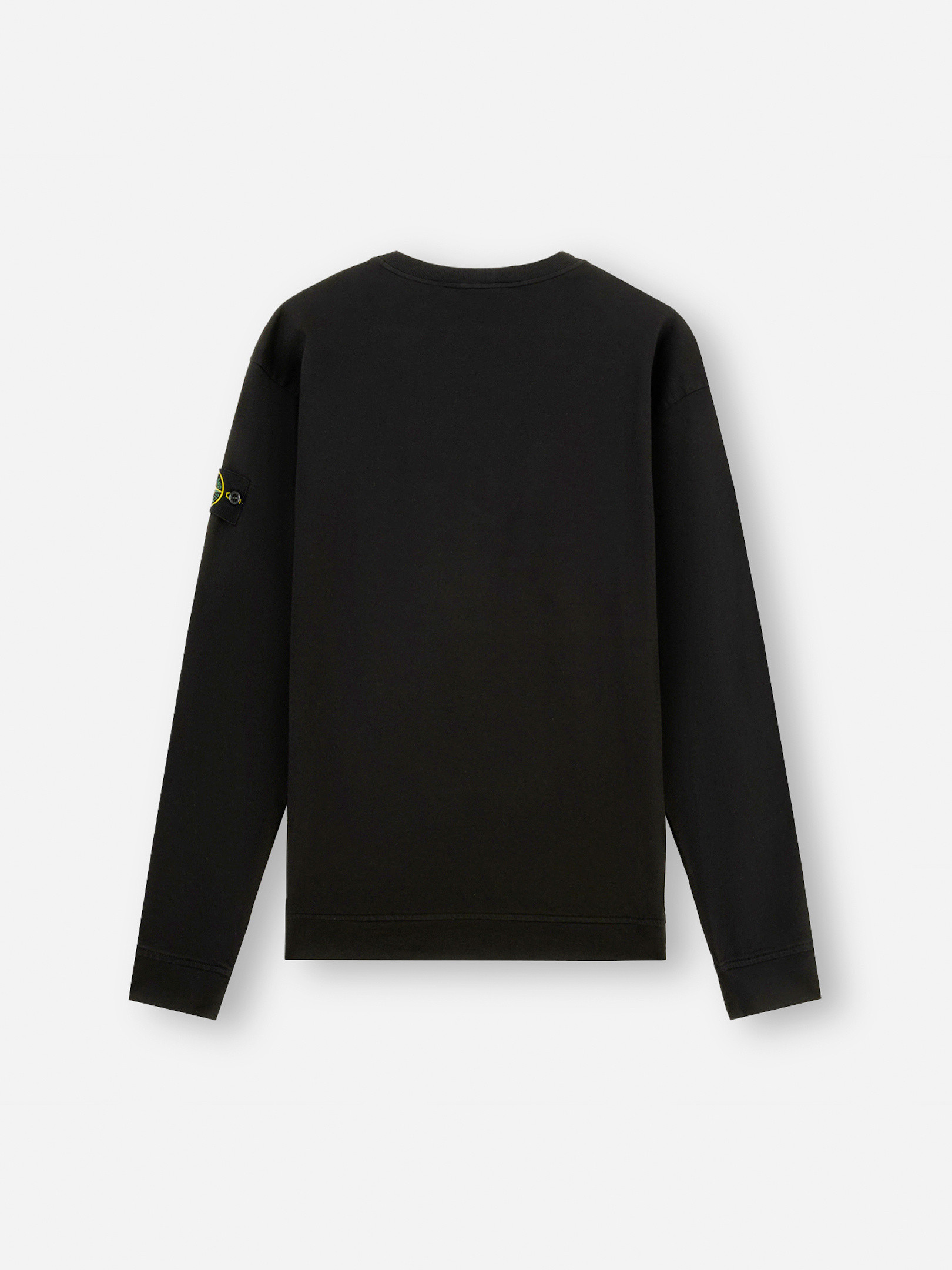 ブラック 63750 HEAVY COTTON JERSEY スウェットシャツ クルーネック リブディテール | Stone Island JP