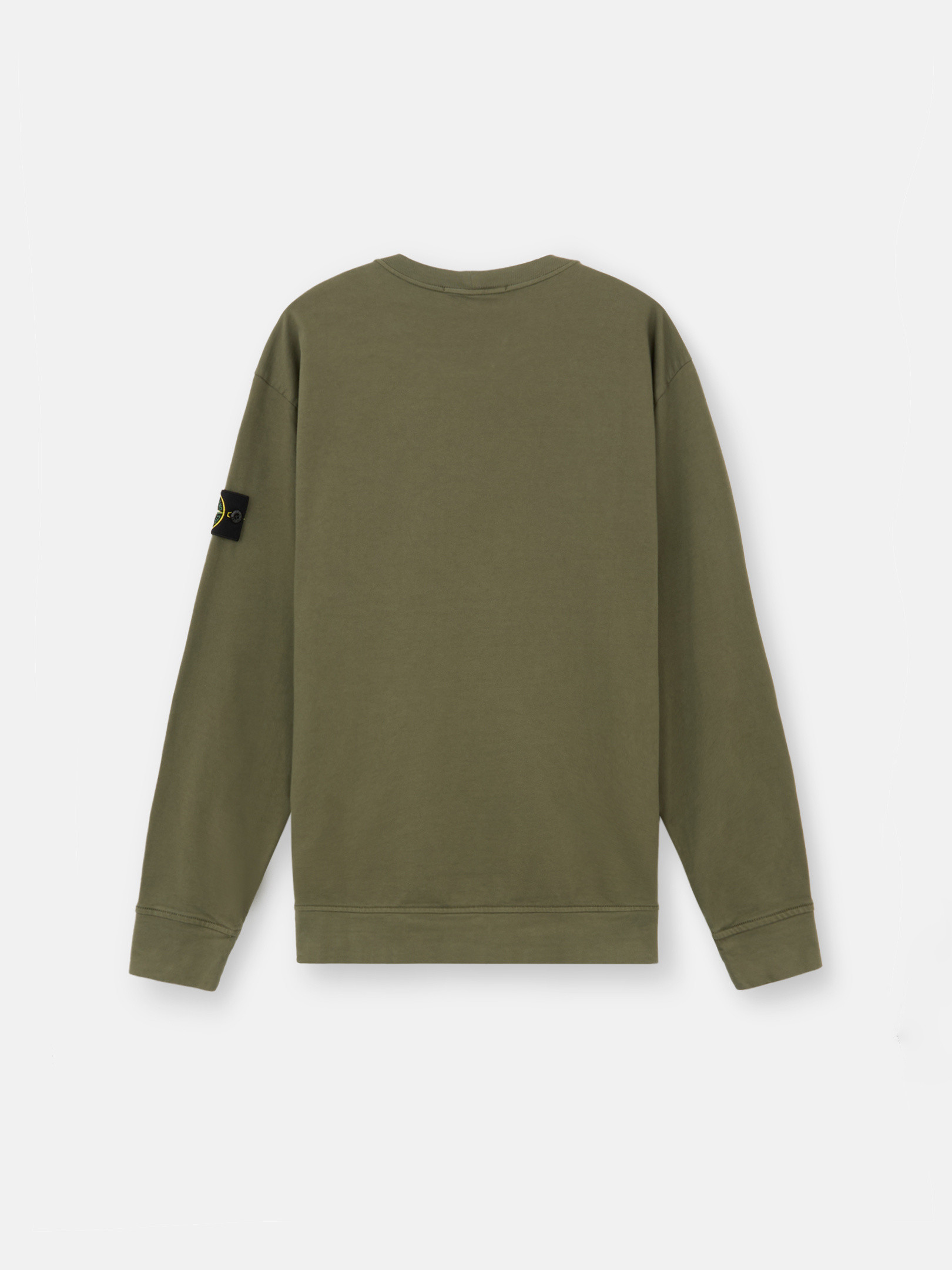 Stone island crewneck green sale