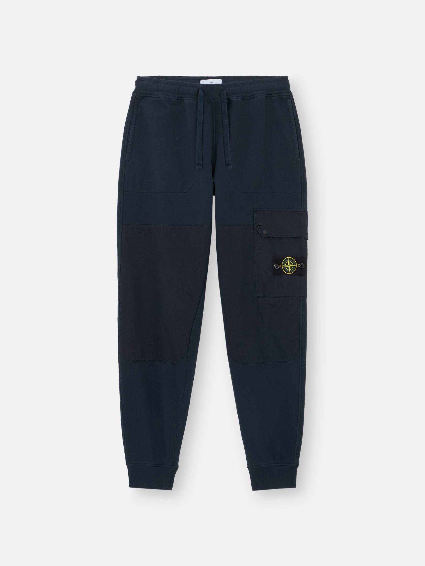 Meeresblau 64020 BRUSHED ORGANIC COTTON FLEECE Cargo-Sweatpants 