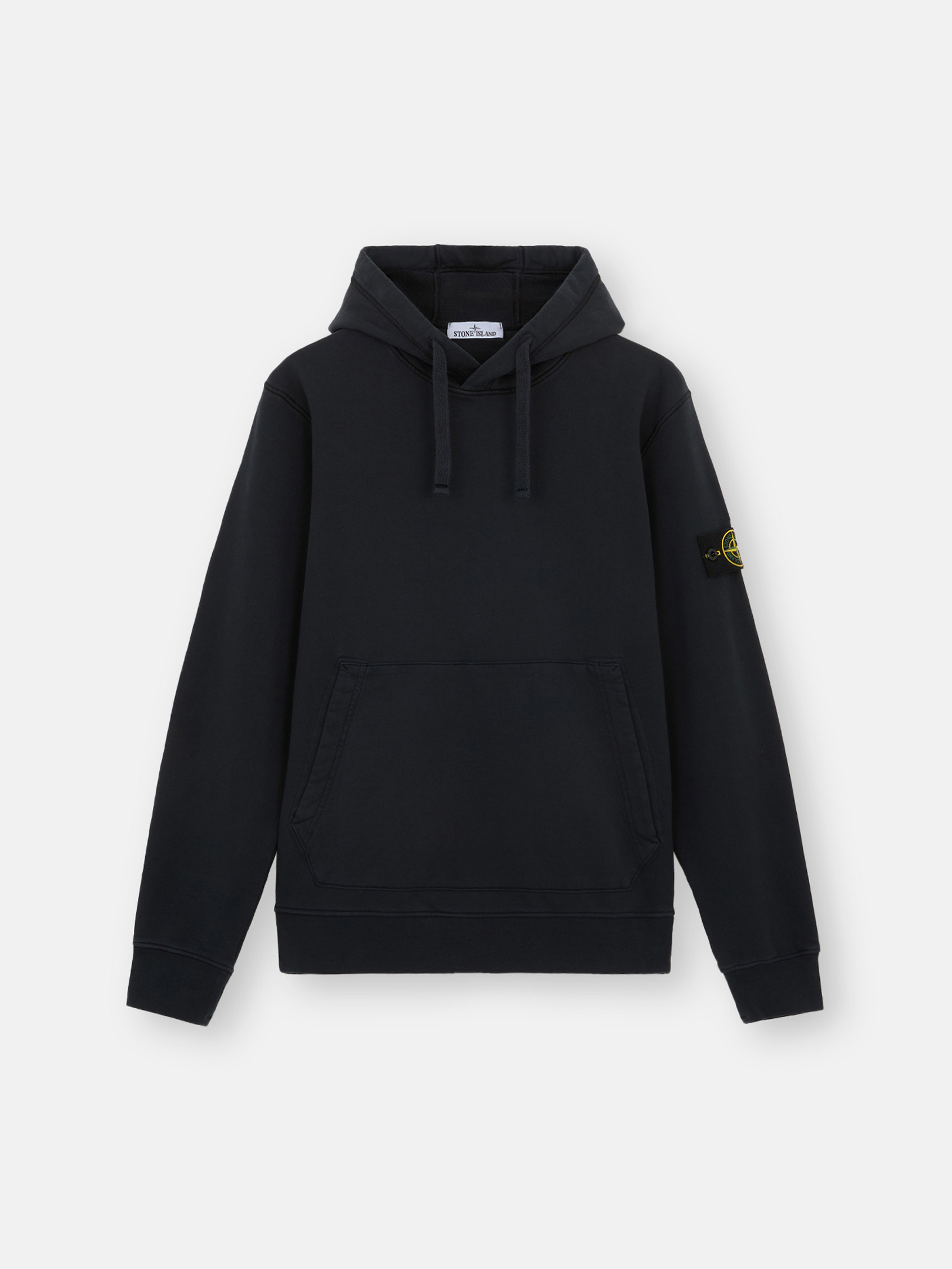 Navy blue stone island hoodie best sale