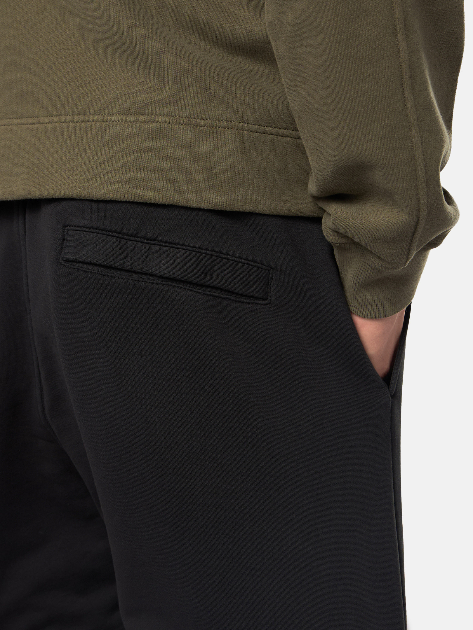 Schwarz 64651 COTTON FLEECE Cargo-Bermudashorts mit Taschen 