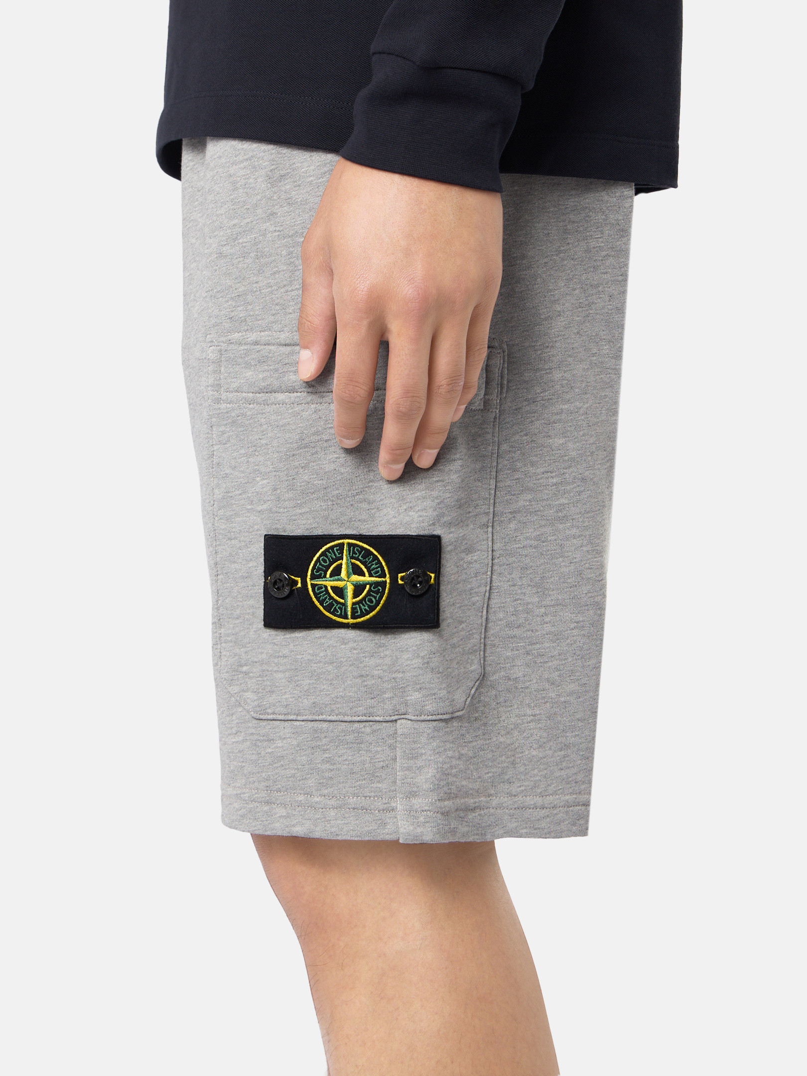 Fleece bermudas and shorts for men | Stone Island