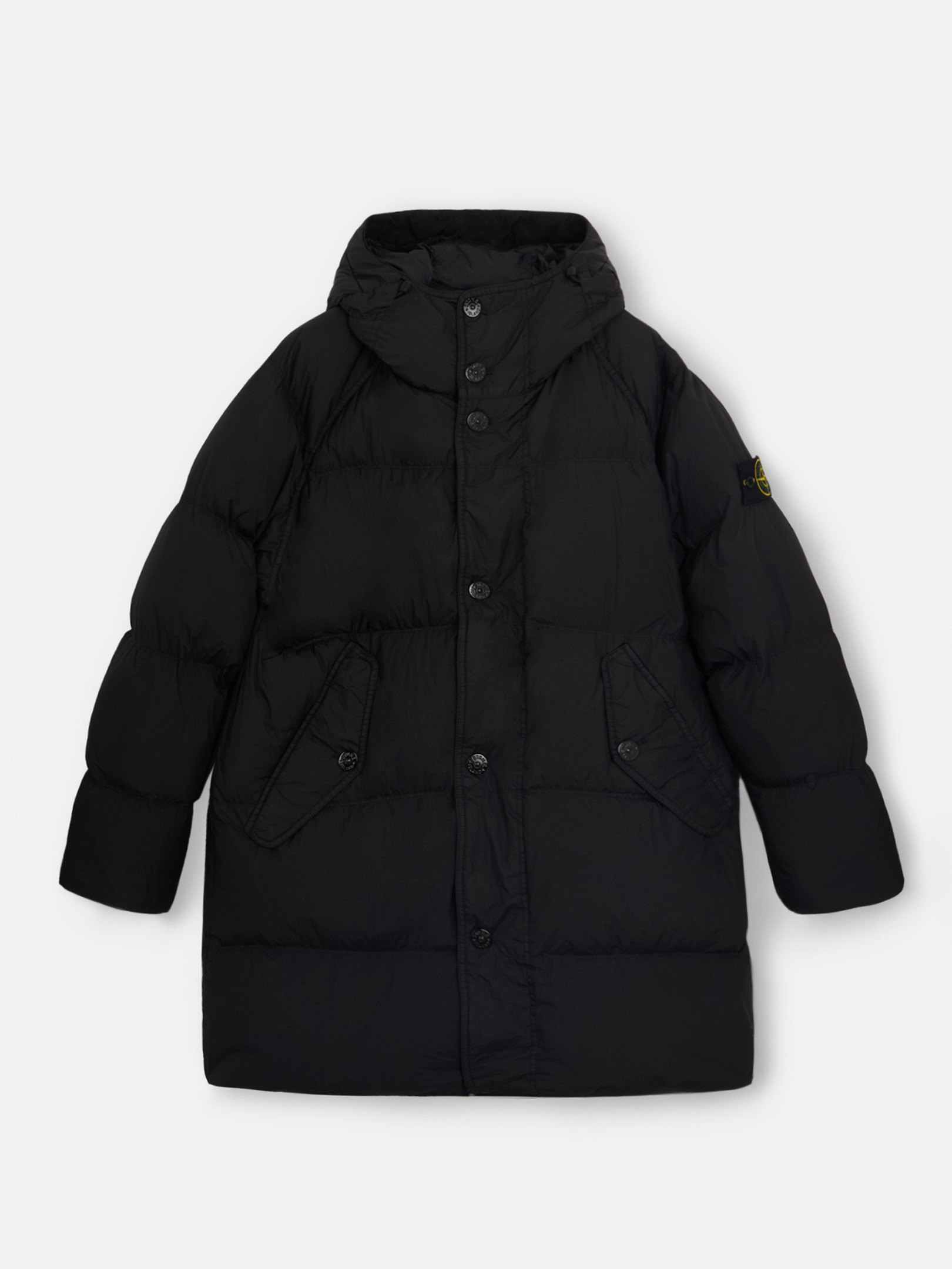 Stone island crinkle reps ny jacket black online