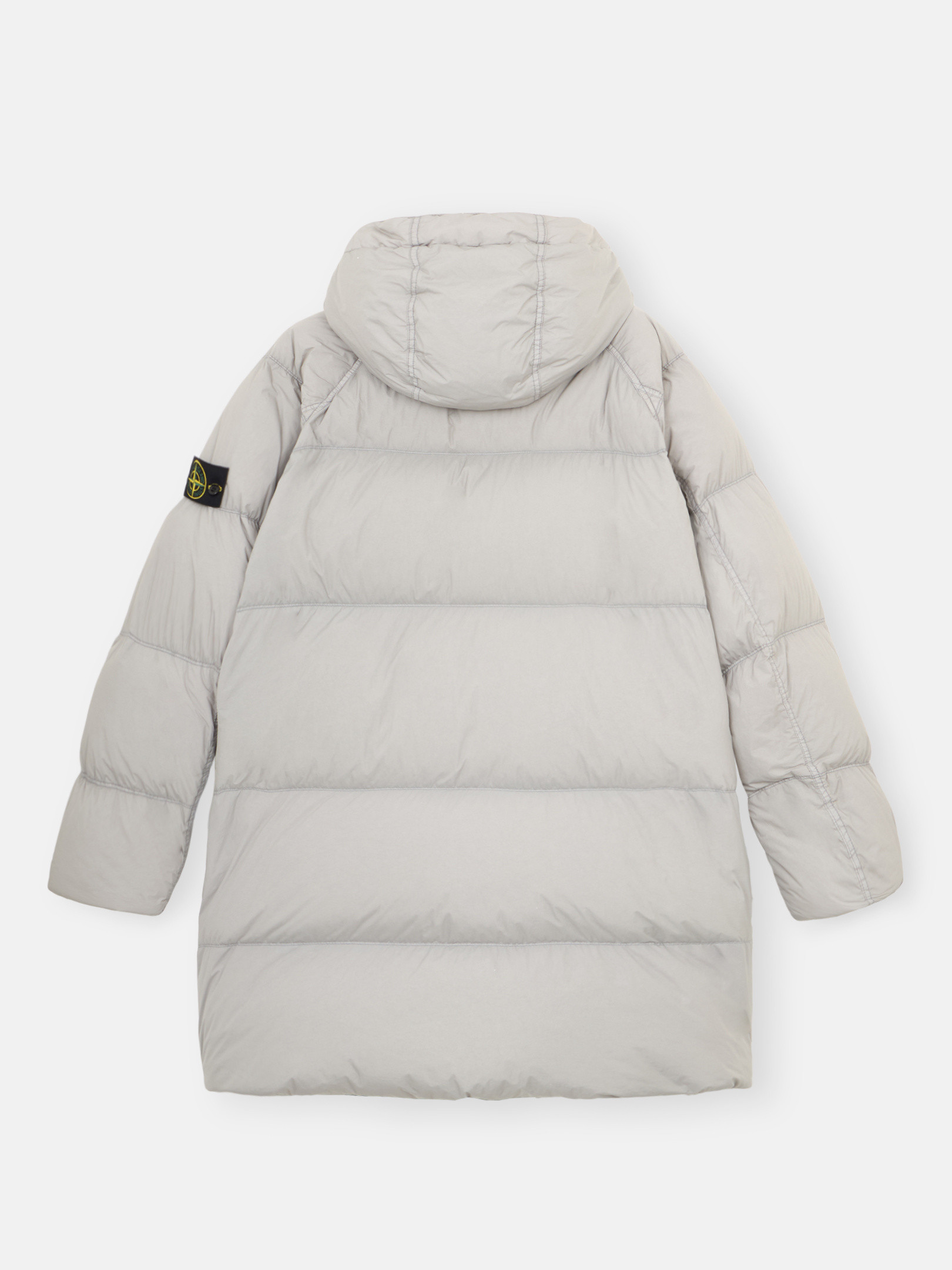 Garment dyed crinkle reps ny down stone island hotsell