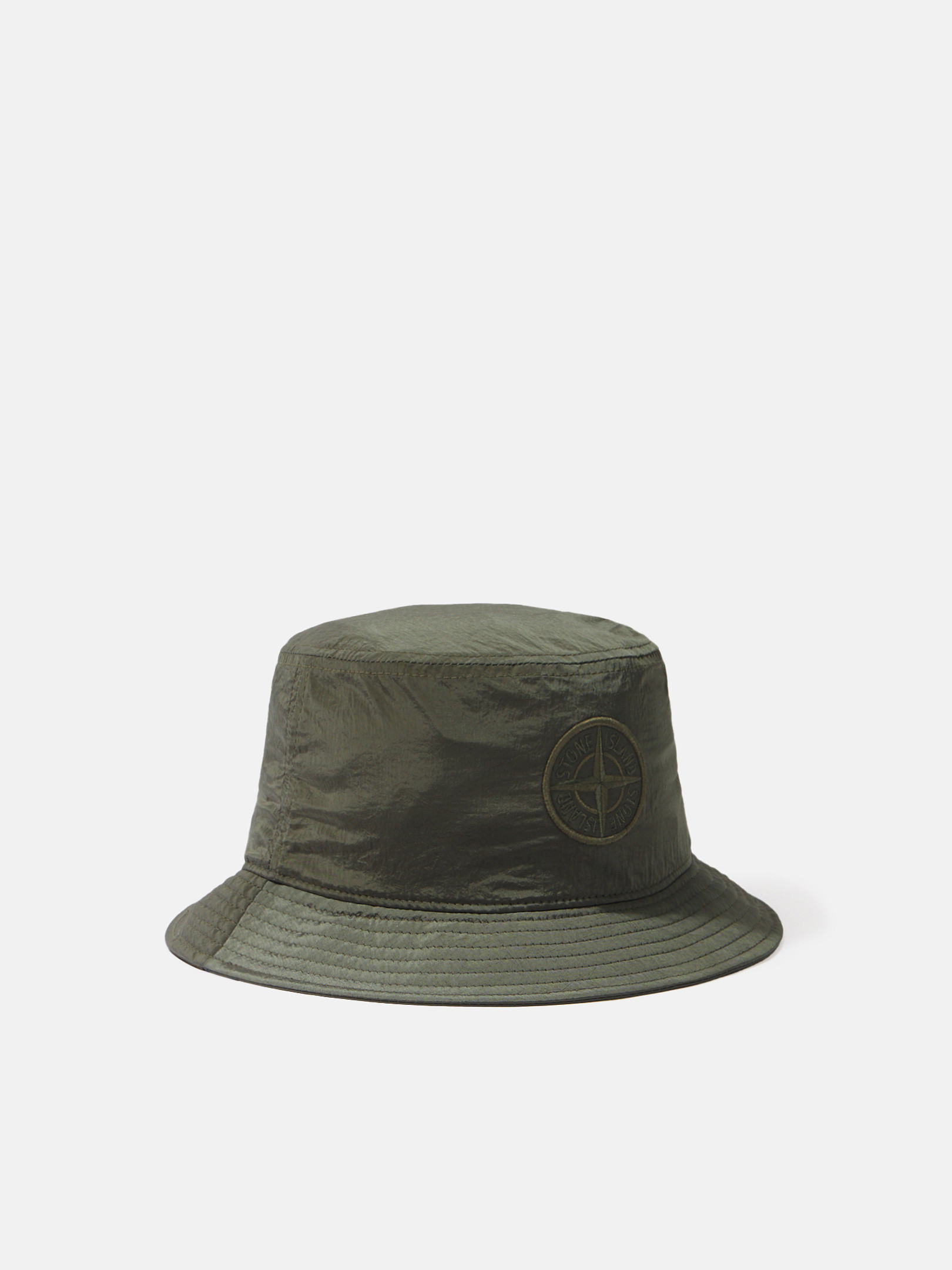 Musk Green 98076 NYLON METAL IN ECONYL Bucket Hat with Mesh Lining Stone Island GB