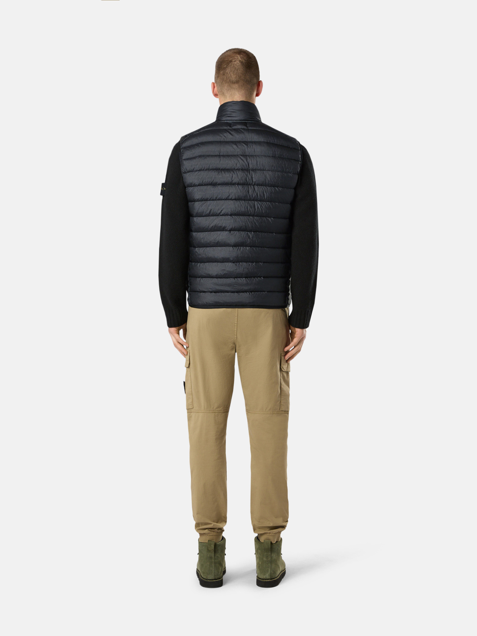Navy Blue G0724 RECYCLED NYLON DOWN-TC Light Down Zip Vest